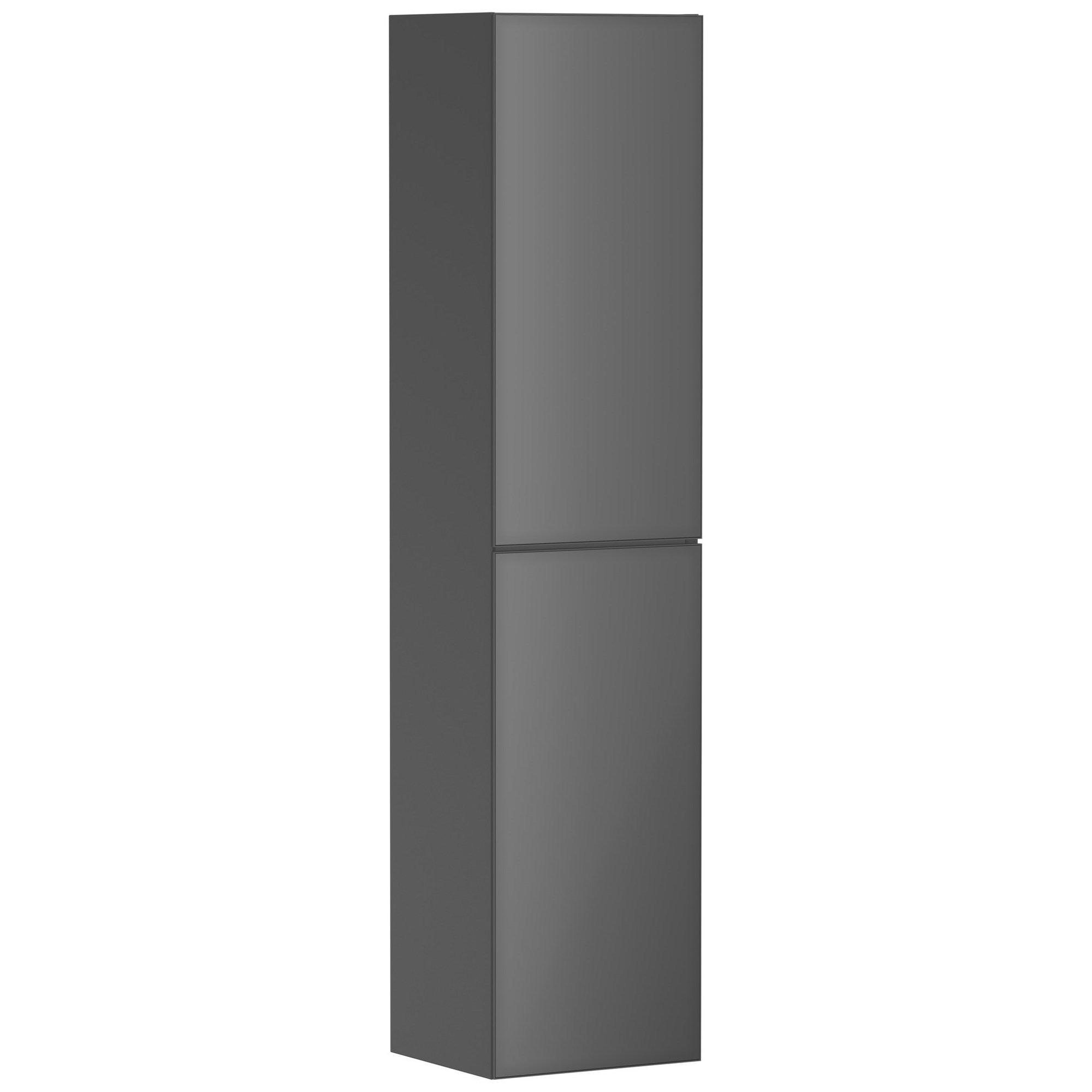 Hansgrohe Xevolos E Banyo Boy Dolabı 40x36 cm Sağ Menteşeli Mat Arduvaz Gri-Metalik Arduvaz Gri 54223770