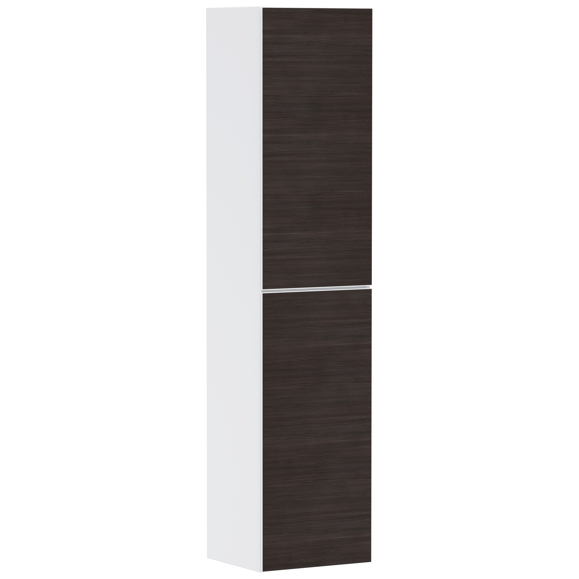 Hansgrohe Xevolos E Banyo Boy Dolabı 40x36 cm Sol Menteşeli Mat Beyaz-Koyu Meşe 54218730