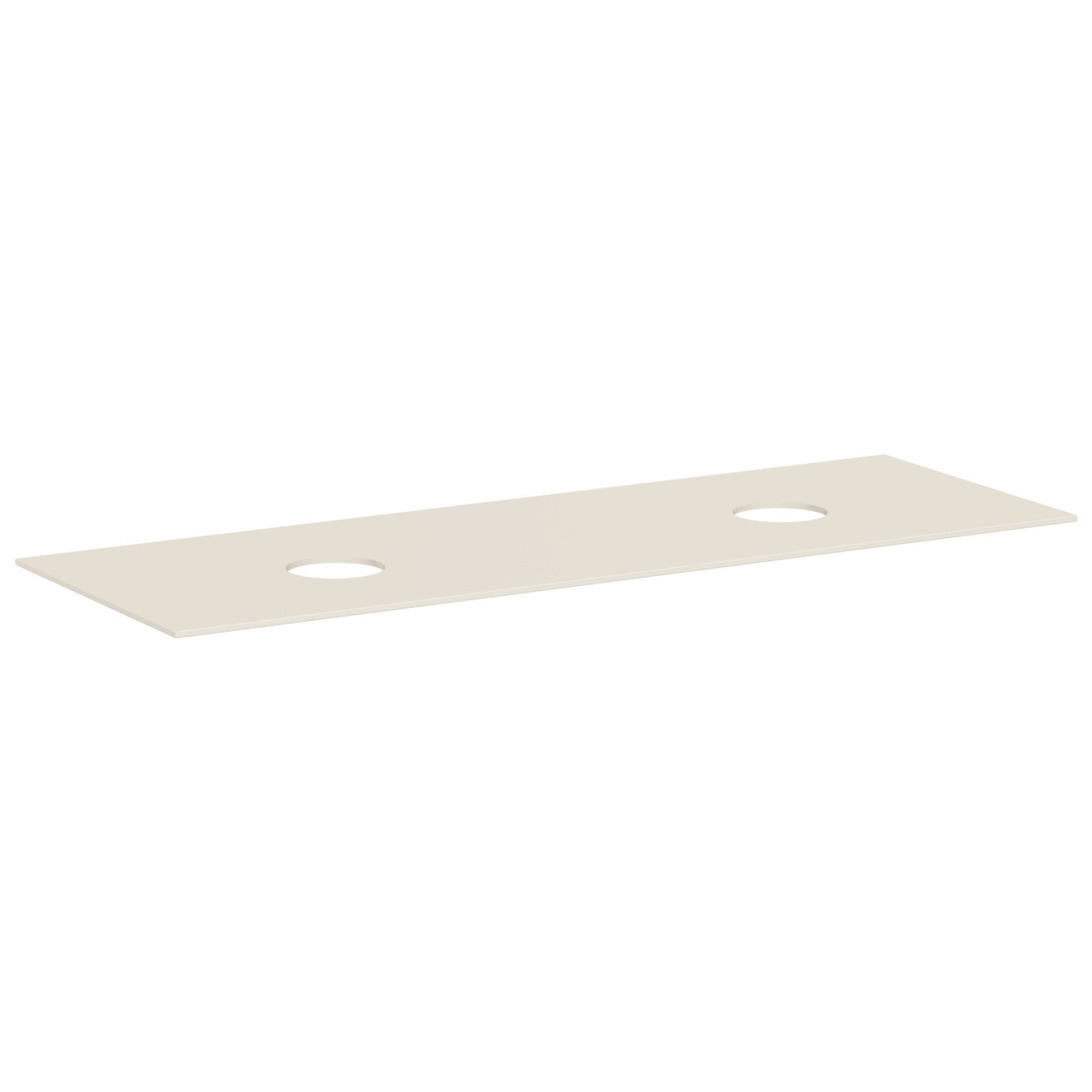 Hansgrohe Xevolos E Banyo Mobilyası Konsolu 157x55 cm Çift Lavabo Kesimli Batarya Deliksiz Lavabo İçin Mat Kum Beji 54335780