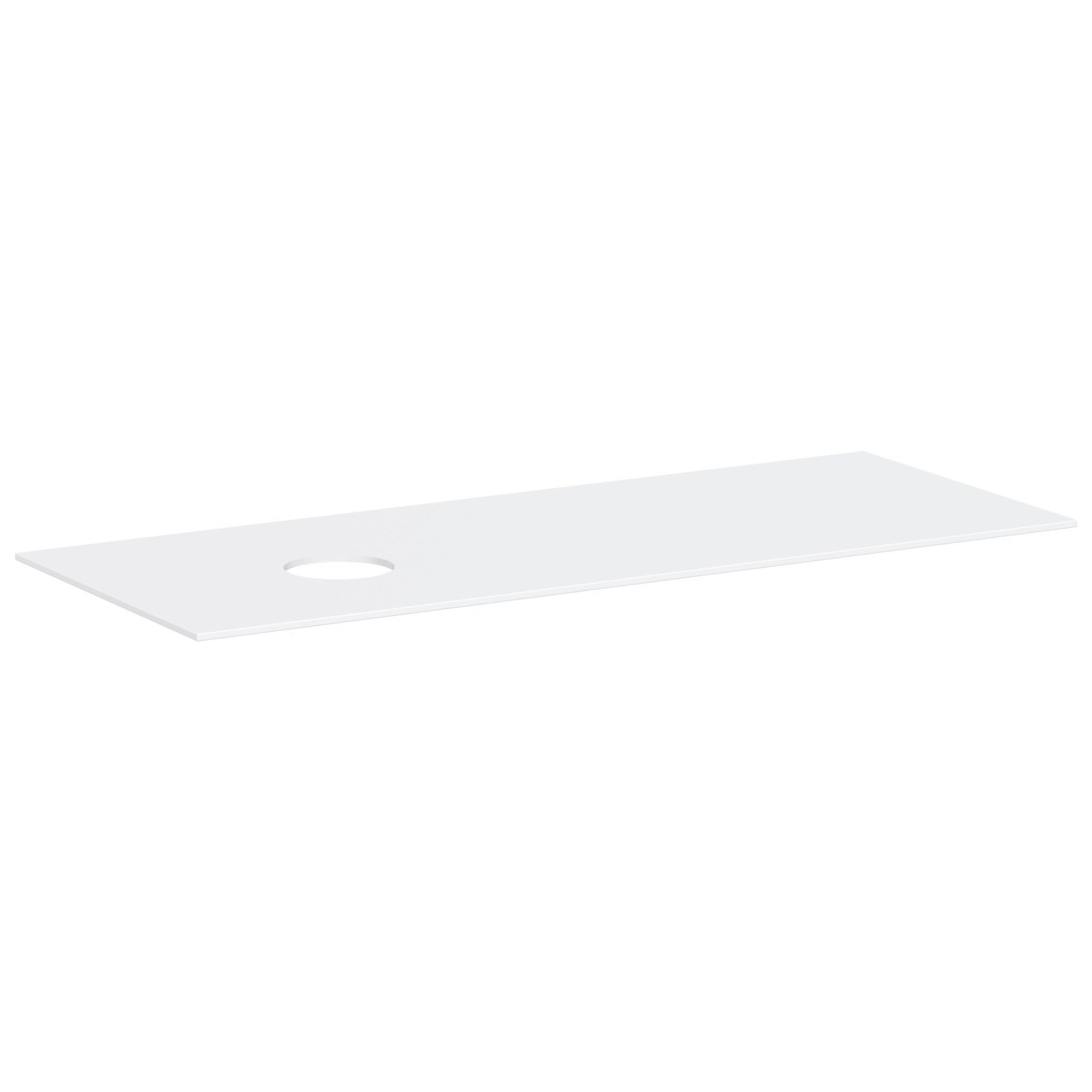 Hansgrohe Xevolos E Banyo Mobilyası Konsolu 137x55 cm Sol Lavabo Kesimli Batarya Deliksiz Lavabo İçin Mat Beyaz 54333700