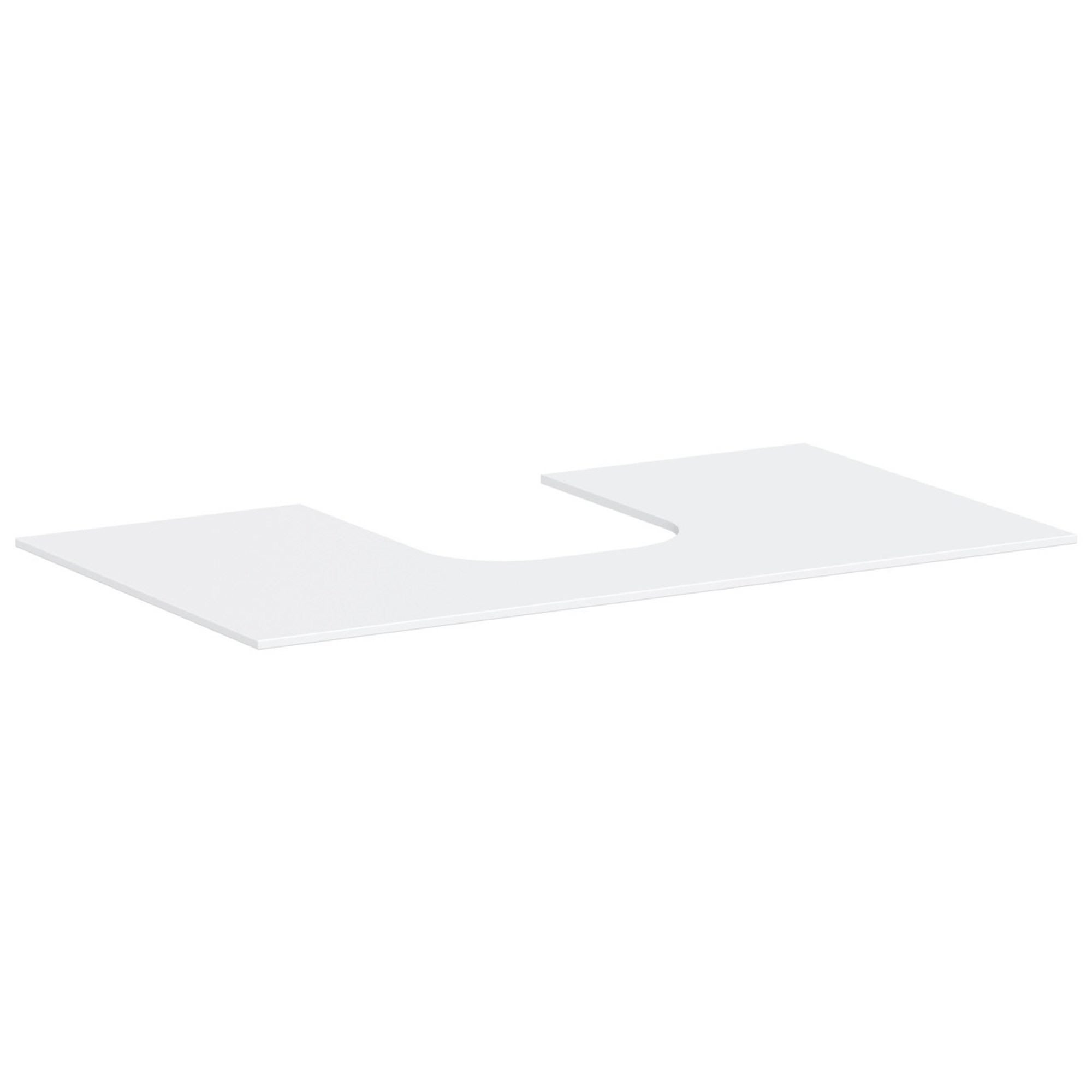 Hansgrohe Xevolos E Banyo Mobilyası Konsolu 98x55 cm Orta Lavabo Kesimli Mat Beyaz 54209700