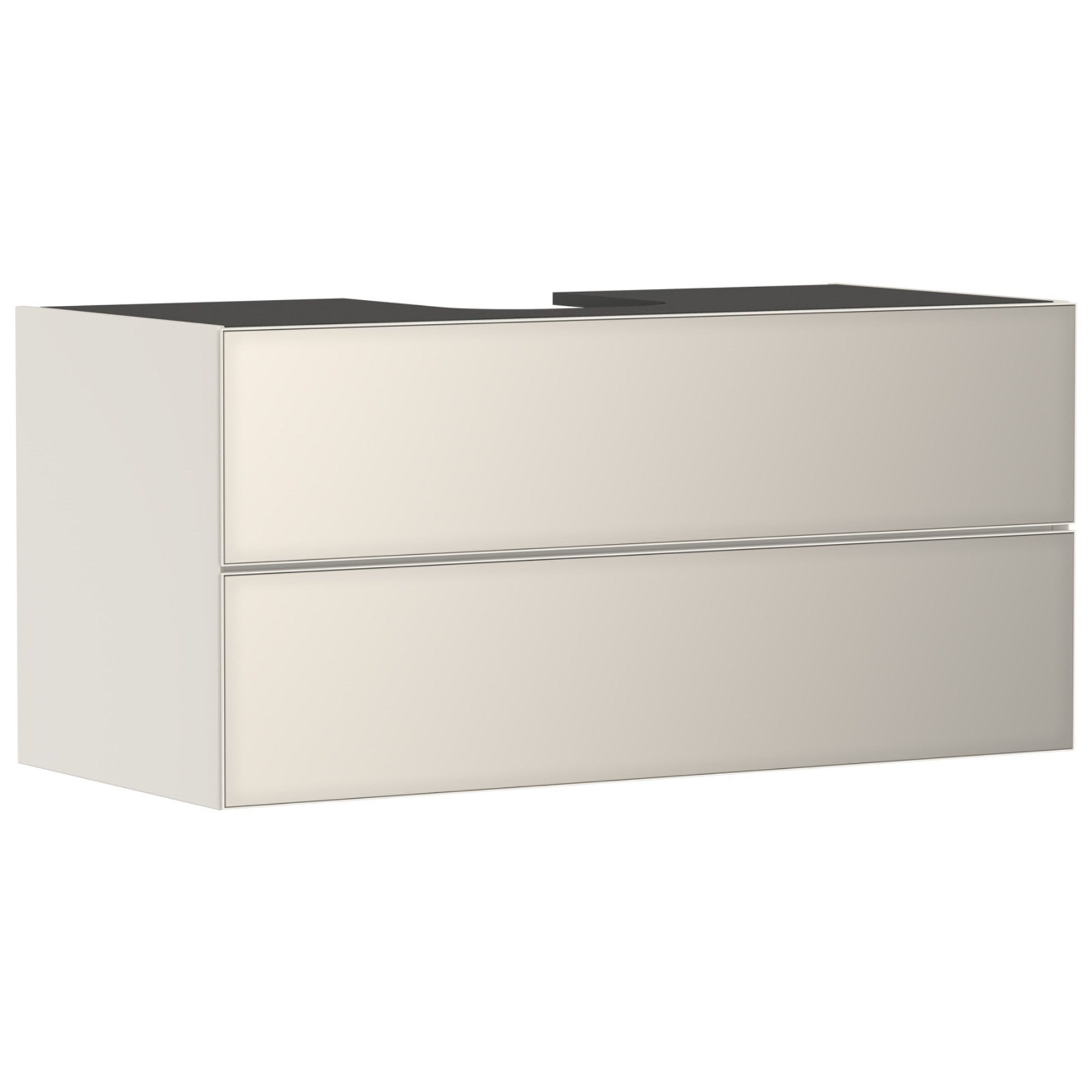 Hansgrohe Xevolos E Lavabo Dolabı 118x55 cm 2 Çekmeceli Konsol İçin Mat Kum Beji-Metalik Kum Beji 54194790