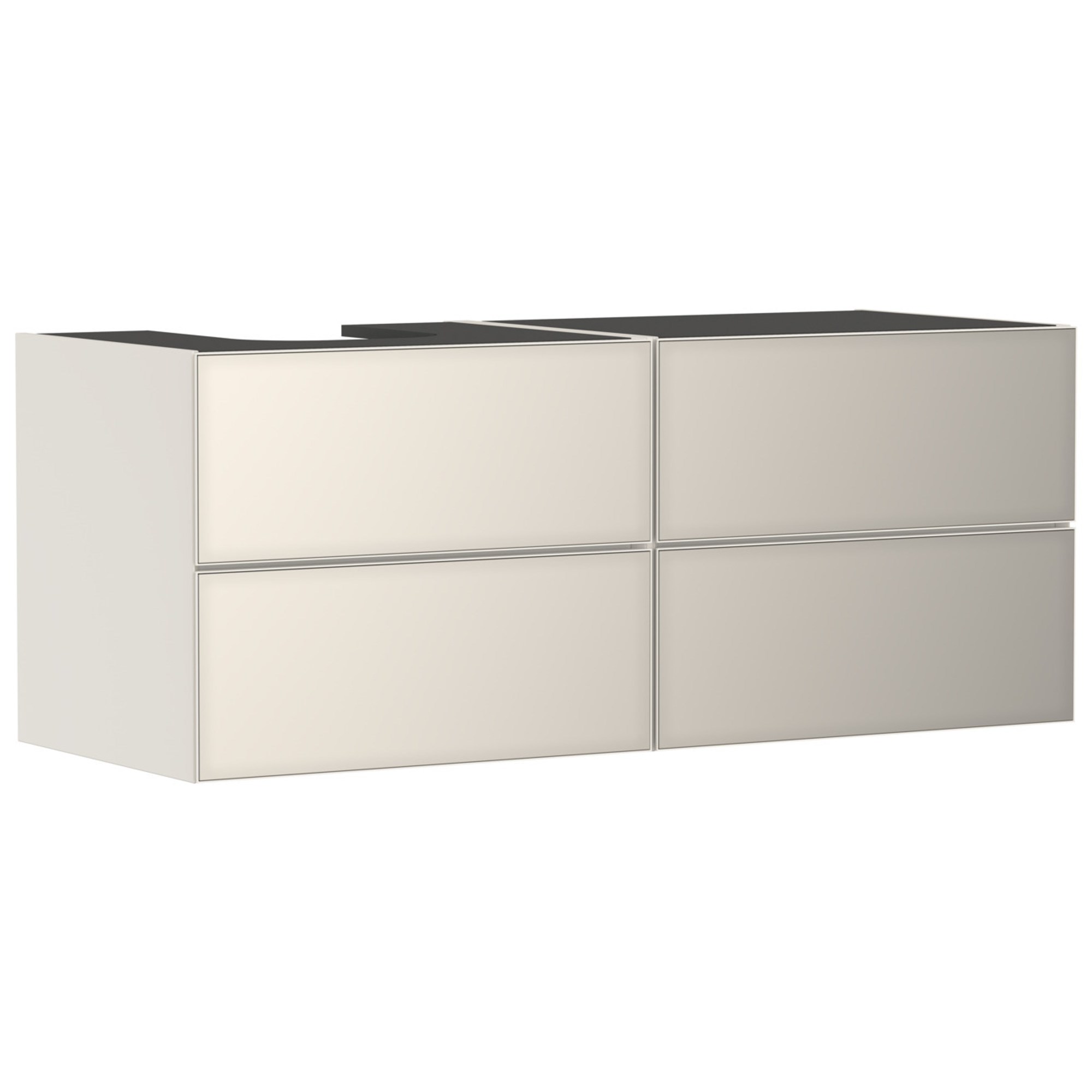 Hansgrohe Xevolos E Lavabo Dolabı 137x55 cm 4 Çekmeceli Konsol İçin Sol Mat Kum Beji-Metalik Kum Beji 54237790