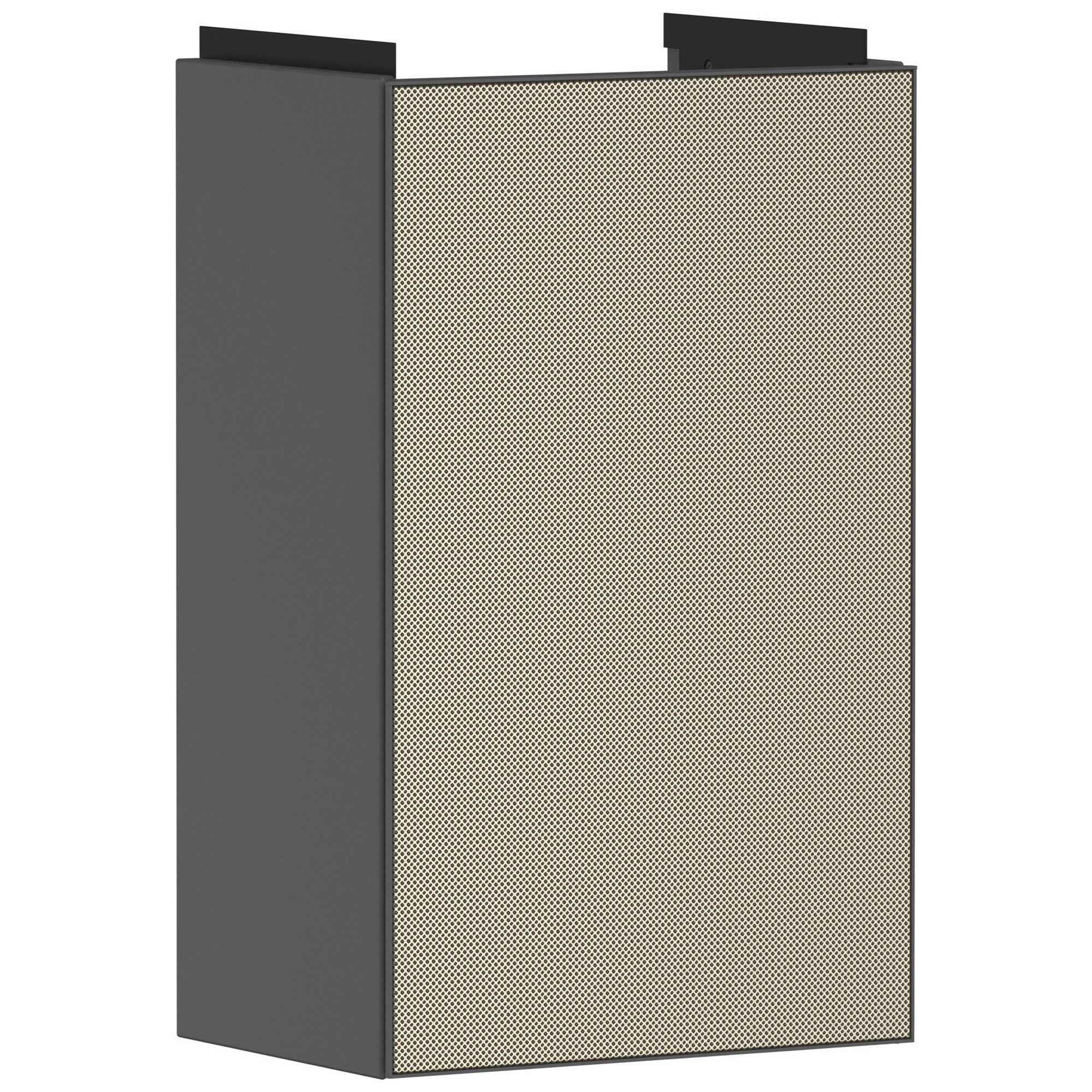 Hansgrohe Xevolos E Lavabo Dolabı 34x24,5 cm Sağ Menteşeli Mat Arduvaz Gri-Desenli Bronz 54171390