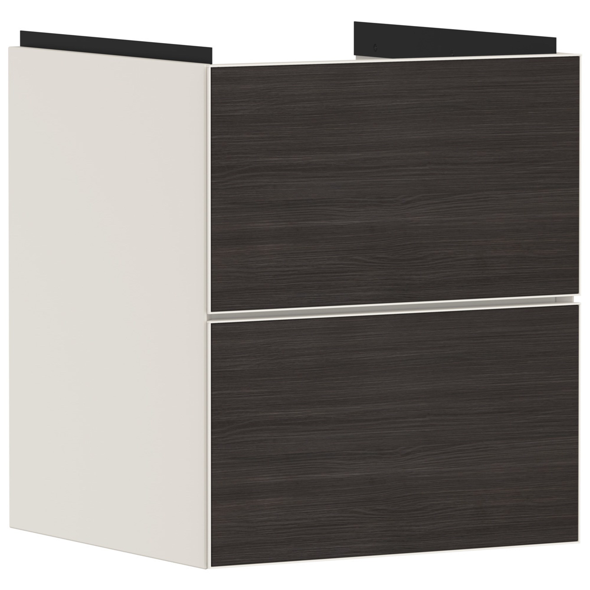 Hansgrohe Xevolos E Lavabo Dolabı 48x47,5 cm 2 Çekmeceli Mat Kum Beji-Koyu Meşe 54173730