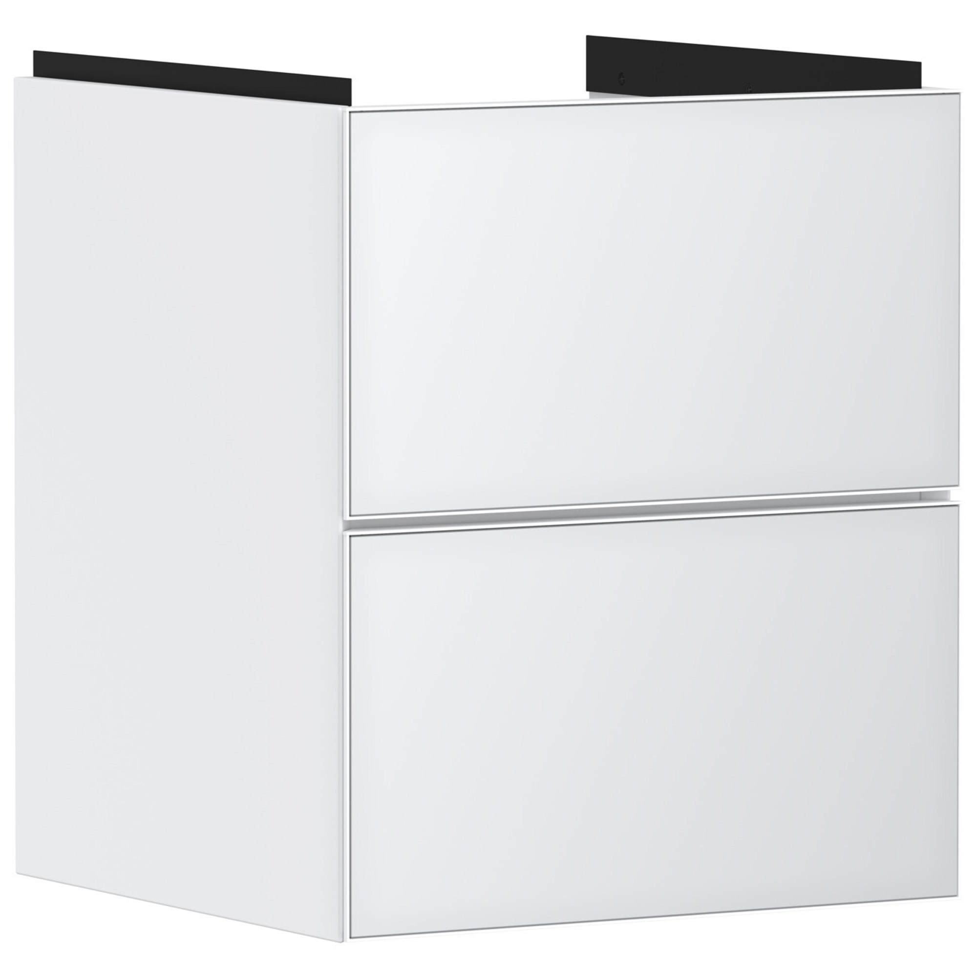 Hansgrohe Xevolos E Lavabo Dolabı 48x47,5 cm 2 Çekmeceli Mat Beyaz-Metalik Beyaz 54172320