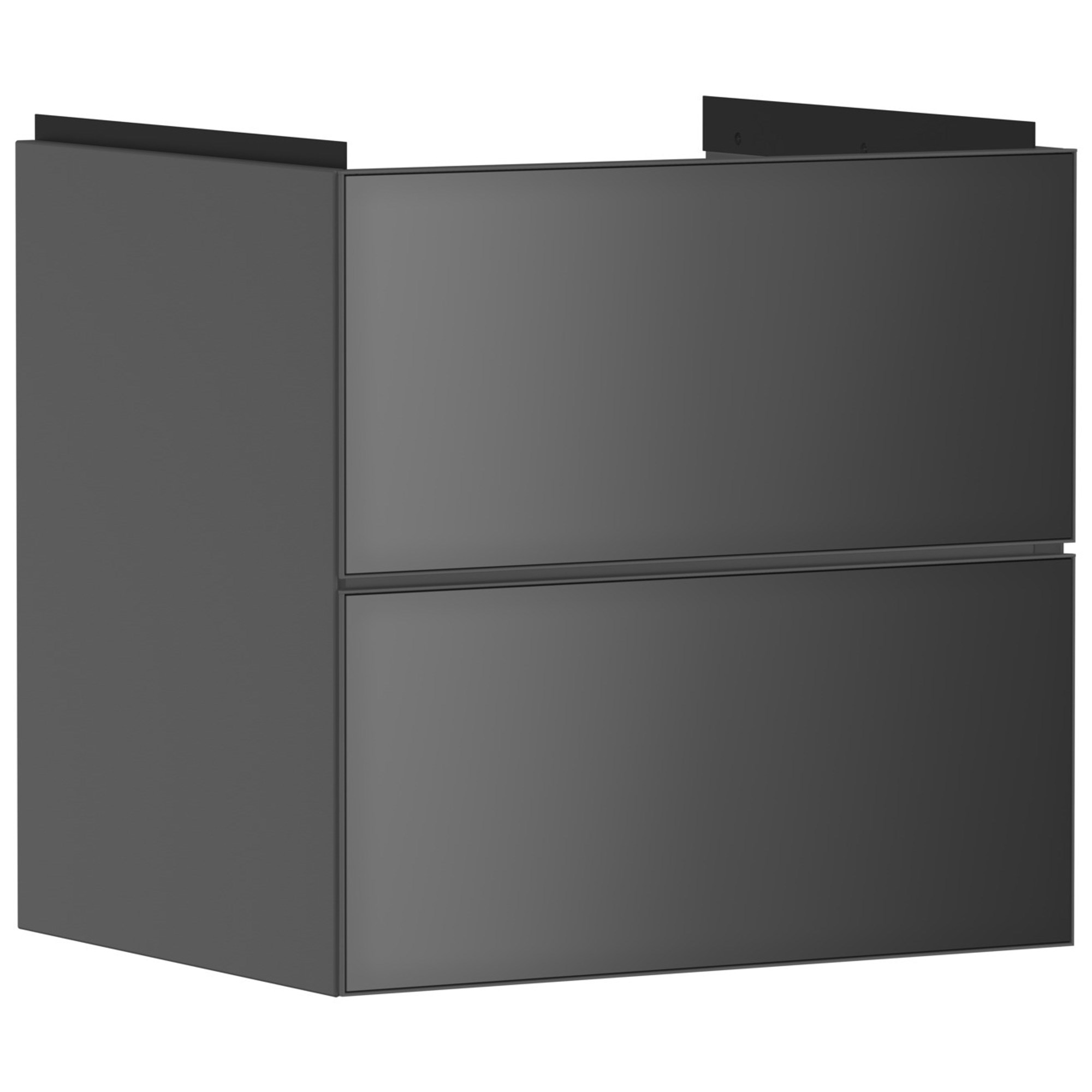 Hansgrohe Xevolos E Lavabo Dolabı 58x47,5 cm 2 Çekmeceli Mat Arduvaz Gri-Metalik Arduvaz Gri 54177770