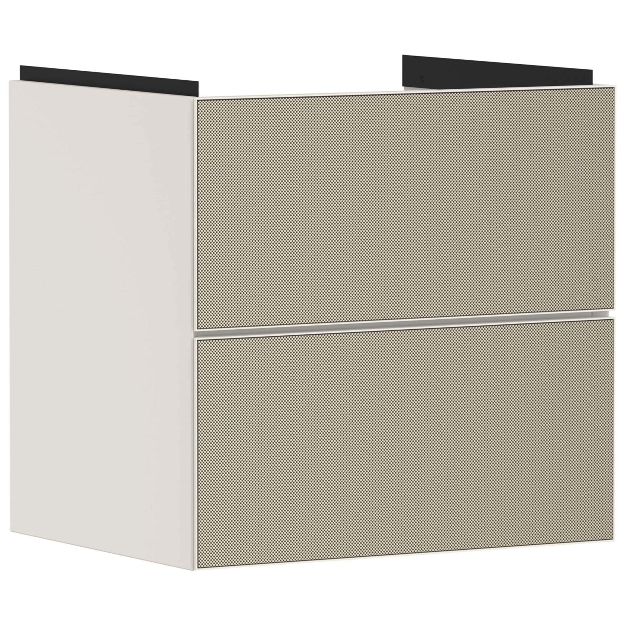 Hansgrohe Xevolos E Lavabo Dolabı 58x47,5 cm 2 Çekmeceli Mat Kum Beji-Desenli Bronz 54176390