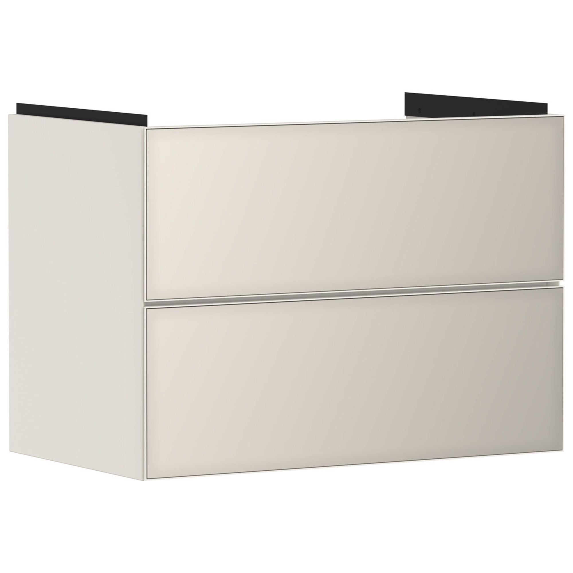 Hansgrohe Xevolos E Lavabo Dolabı 78x47,5 cm 2 Çekmeceli Mat Kum Beji-Metalik Kum Beji 54179790