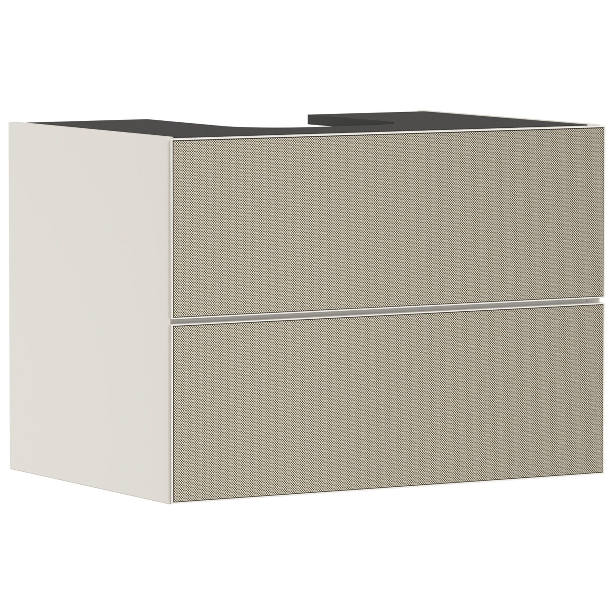 Hansgrohe Xevolos E Lavabo Dolabı 78x55 cm 2 Çekmeceli Konsol İçin Mat Kum Beji-Desenli Bronz 54188390