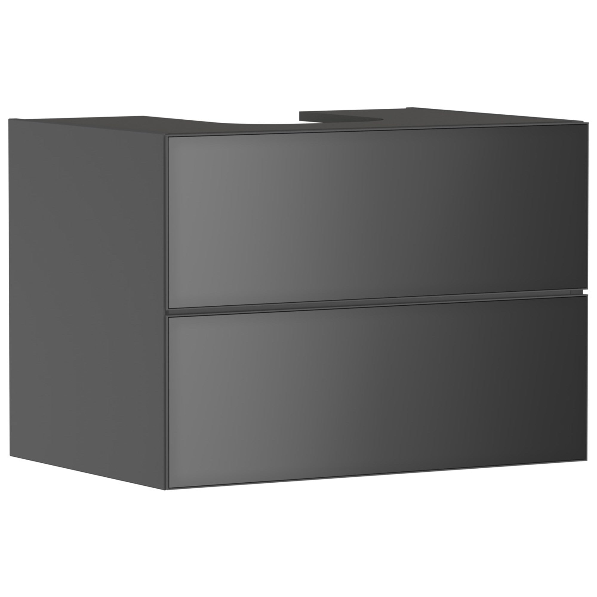 Hansgrohe Xevolos E Lavabo Dolabı 78x55 cm 2 Çekmeceli Konsol İçin Mat Arduvaz Gri-Metalik Arduvaz Gri 54189770