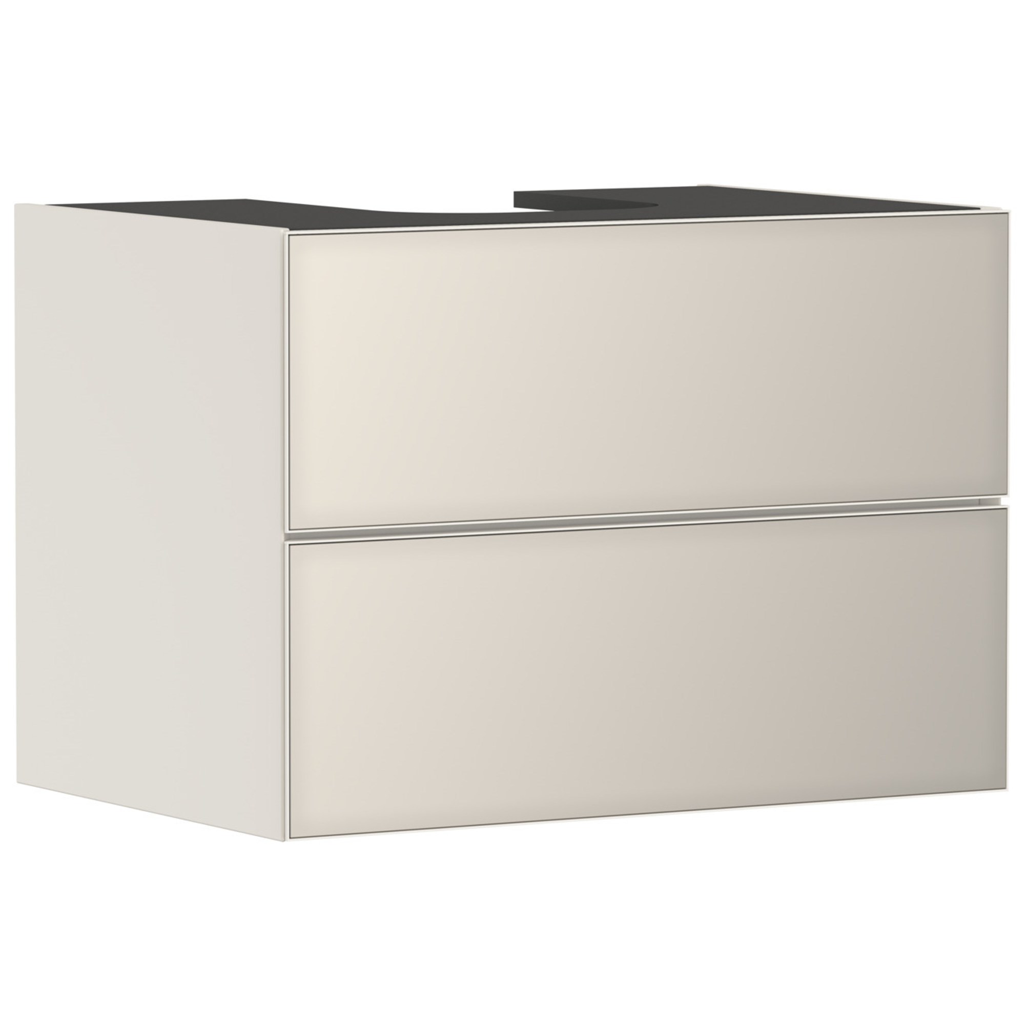 Hansgrohe Xevolos E Lavabo Dolabı 78x55 cm 2 Çekmeceli Konsol İçin Mat Kum Beji-Metalik Kum Beji 54188790