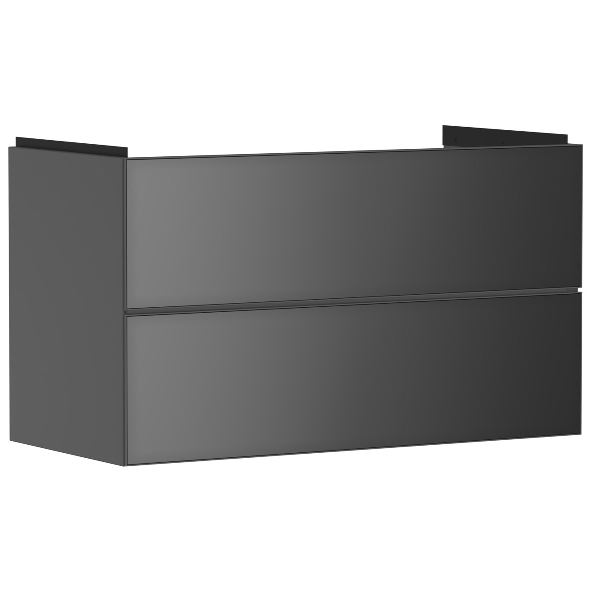 Hansgrohe Xevolos E Lavabo Dolabı 98x47,5 cm 2 Çekmeceli Mat Arduvaz Gri-Metalik Arduvaz Gri 54183770