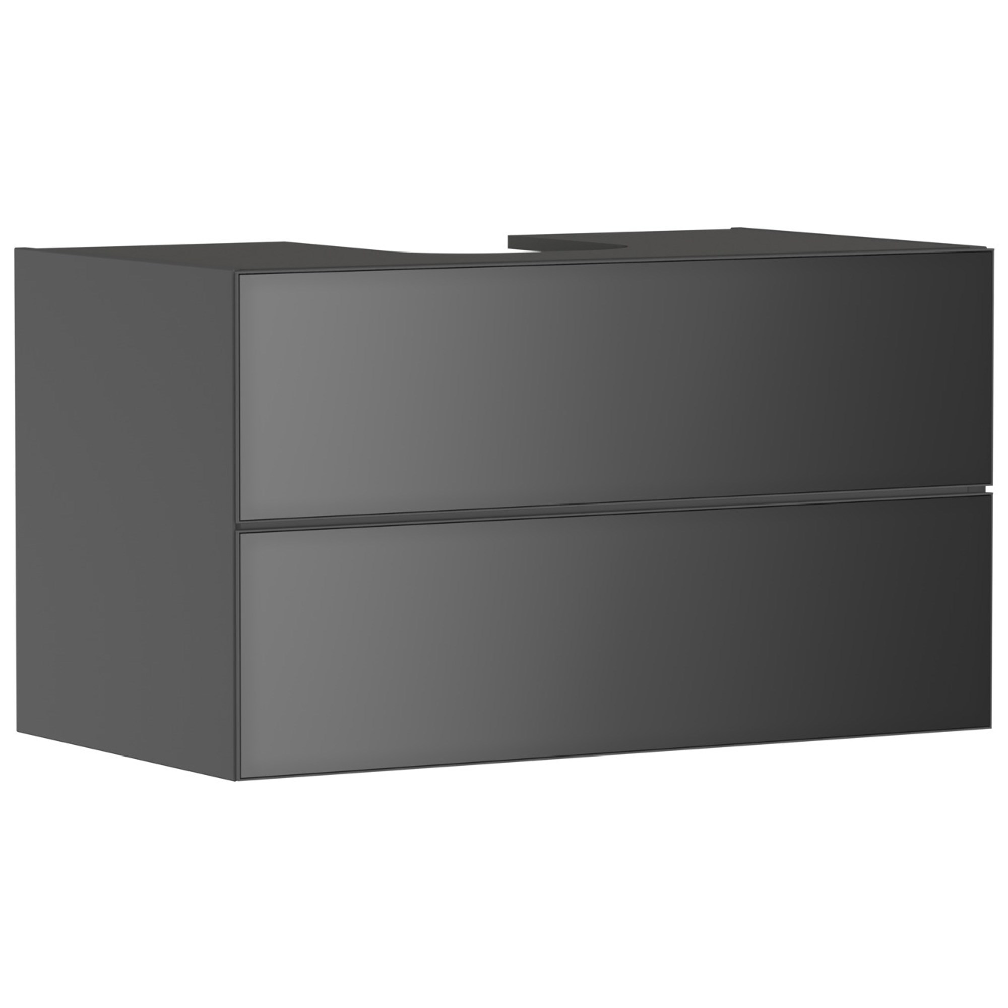 Hansgrohe Xevolos E Lavabo Dolabı 98x55 cm 2 Çekmeceli Konsol İçin Mat Arduvaz Gri-Metalik Arduvaz Gri 54192770