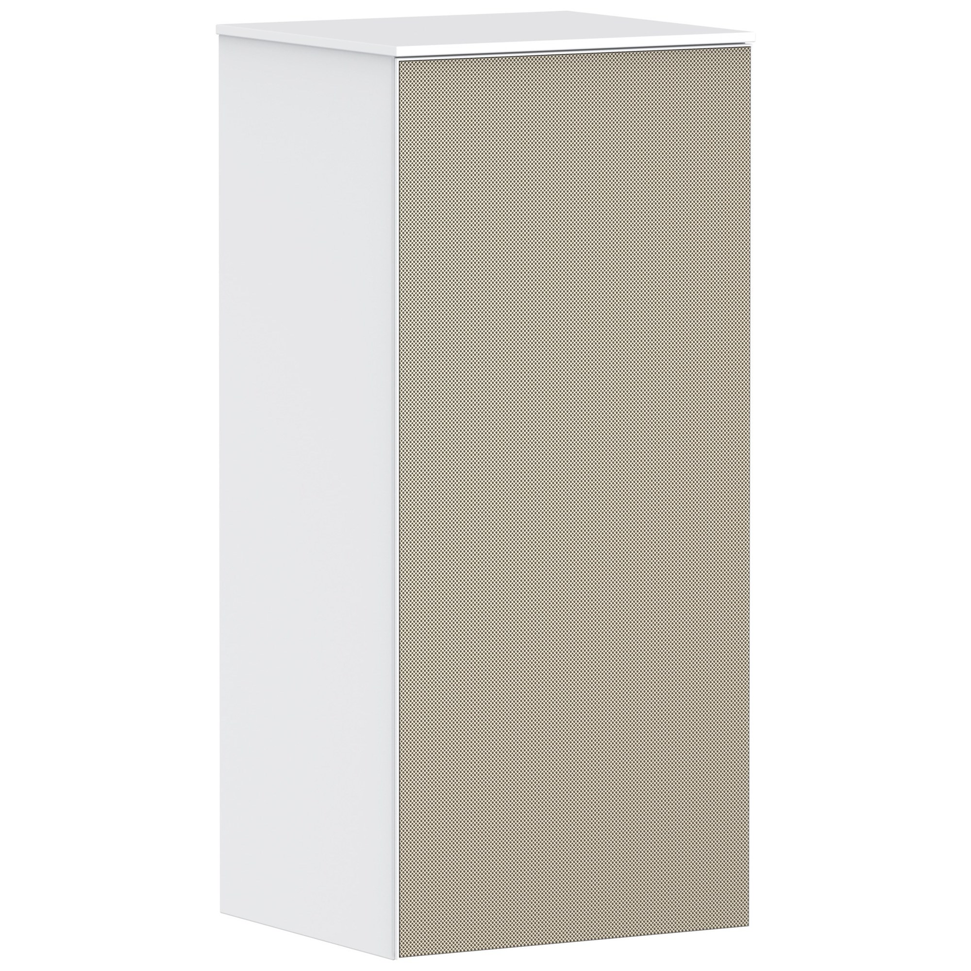 Hansgrohe Xevolos E Orta Boy Banyo Dolabı 40x36 cm Sağ Menteşeli Mat Beyaz-Desenli Bronz 54215390