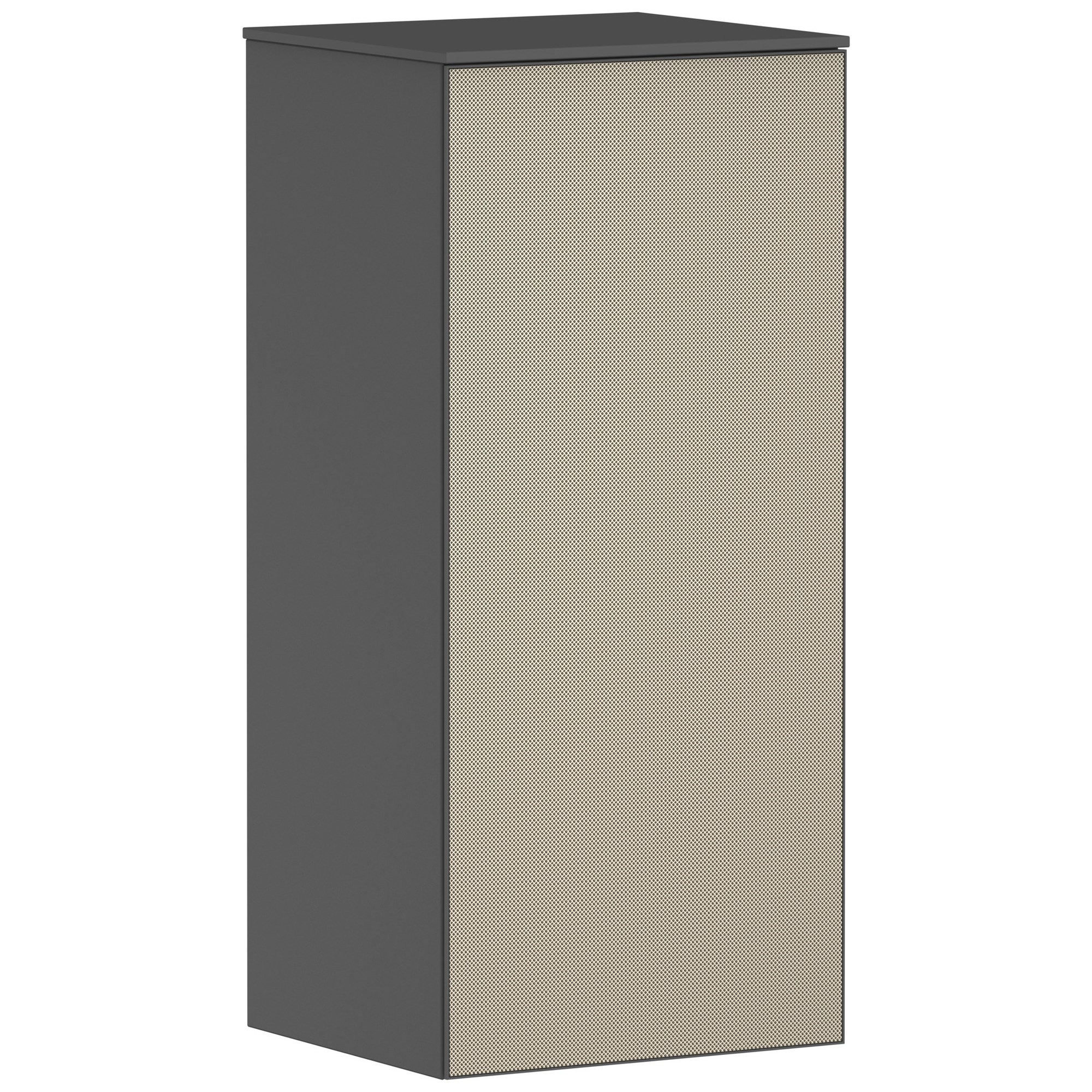 Hansgrohe Xevolos E Orta Boy Banyo Dolabı 40x36 cm Sağ Menteşeli Mat Arduvaz Gri-Desenli Bronz 54217390