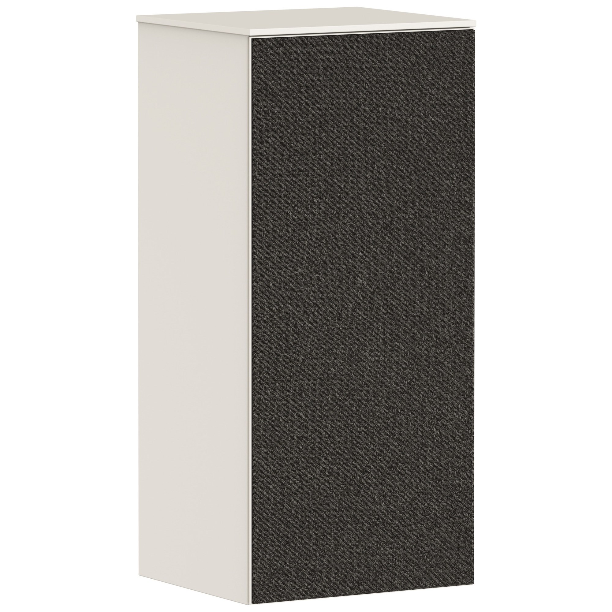 Hansgrohe Xevolos E Orta Boy Banyo Dolabı 40x36 cm Sol Menteşeli Mat Kum Beji-Koyu Gri Tekstil 54213660