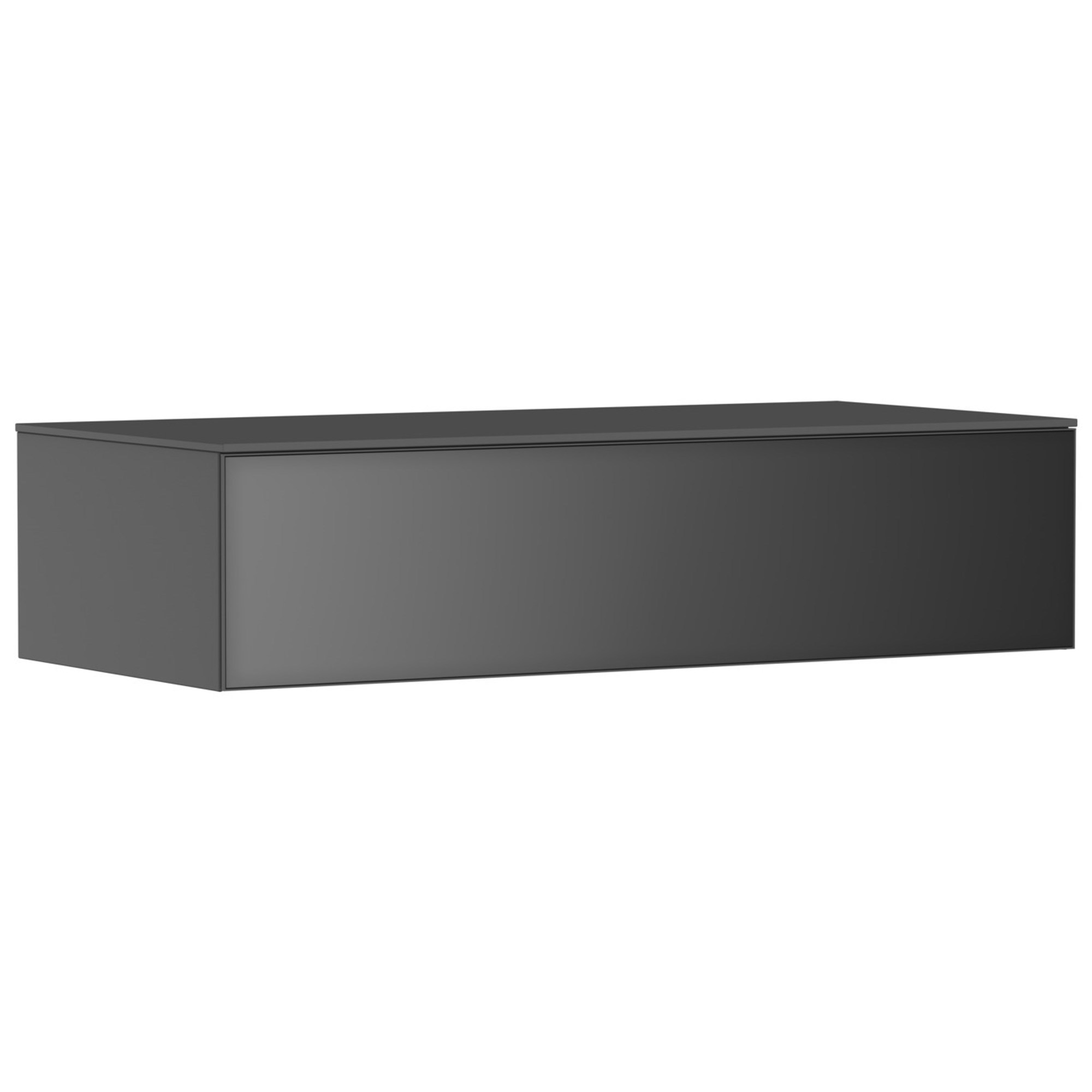 Hansgrohe Xevolos E Üst Tablalı Banyo Dolabı 118x55 cm 1 Çekmeceli Mat Arduvaz Gri-Metalik Arduvaz Gri 54327770