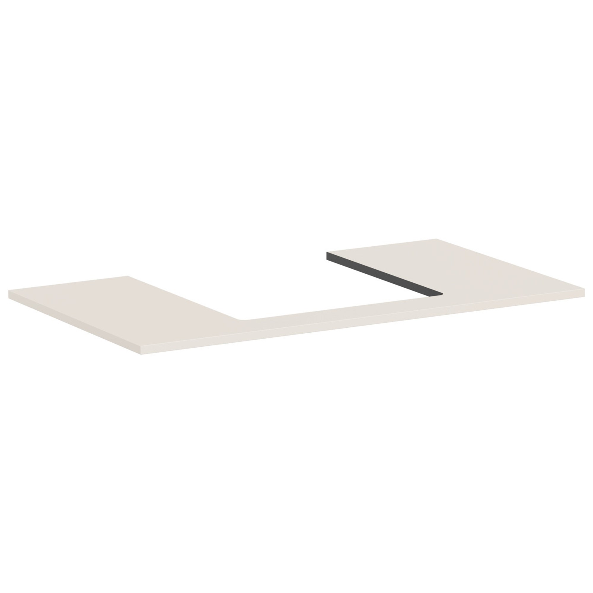 Hansgrohe Xilesa E Banyo Mobilyası Konsolu 98x55 cm Orta Lavabo Kesimli Mat Kum Beji 54270780