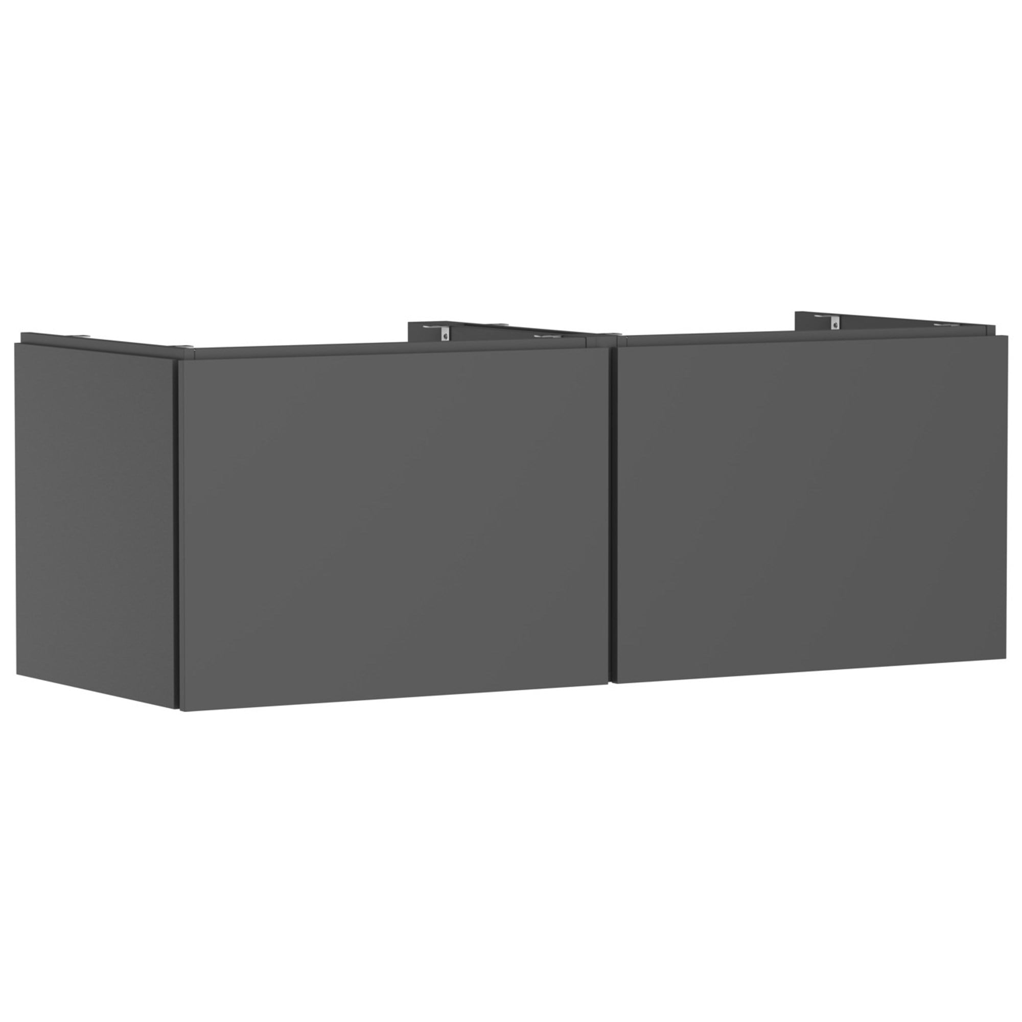 Hansgrohe Xilesa E Lavabo Dolabı 137,5x55 cm 2 Çekmeceli Konsol İçin Mat Arduvaz Gri 54268760
