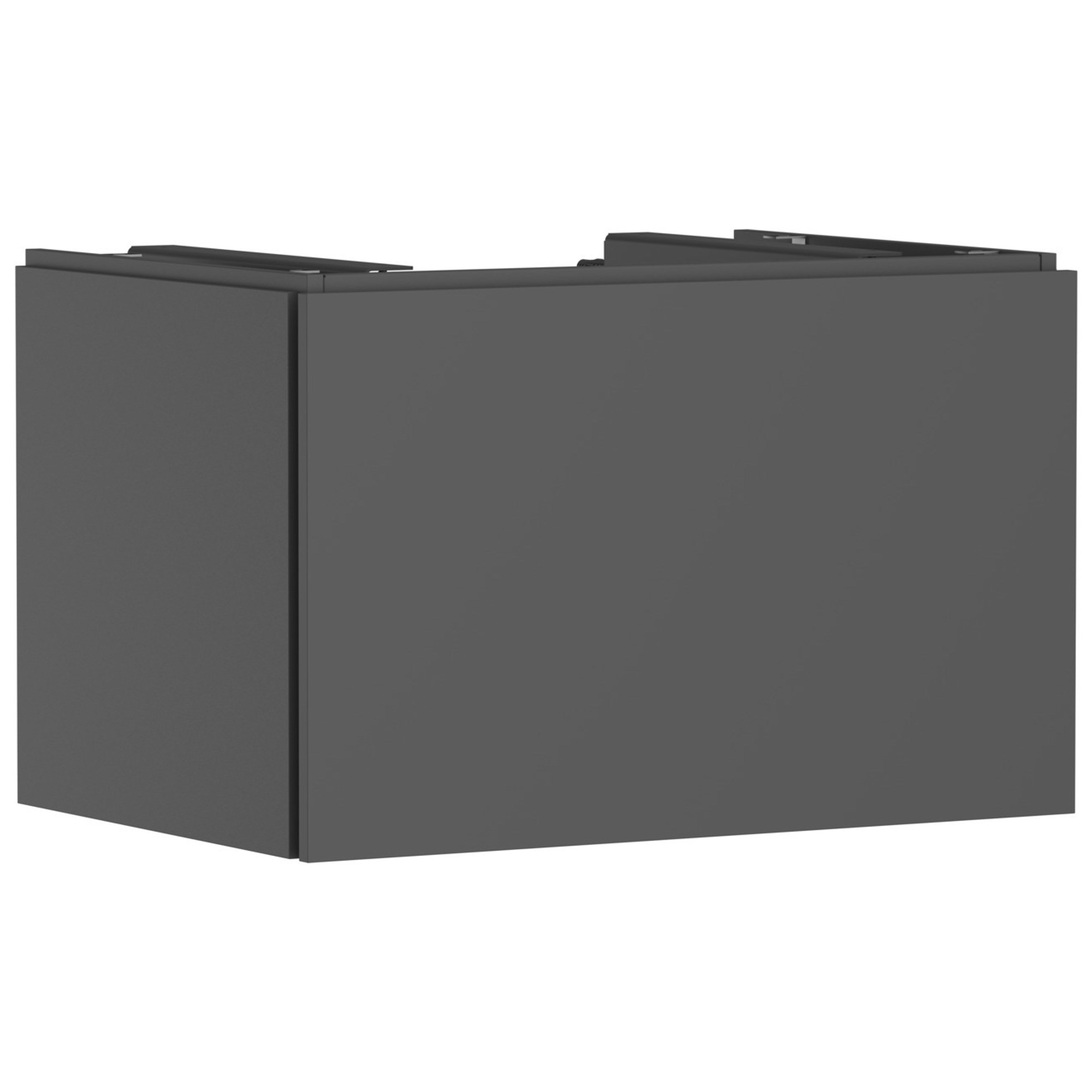 Hansgrohe Xilesa E Lavabo Dolabı 78x55 cm 1 Çekmeceli Konsol İçin Mat Arduvaz Gri 54265760