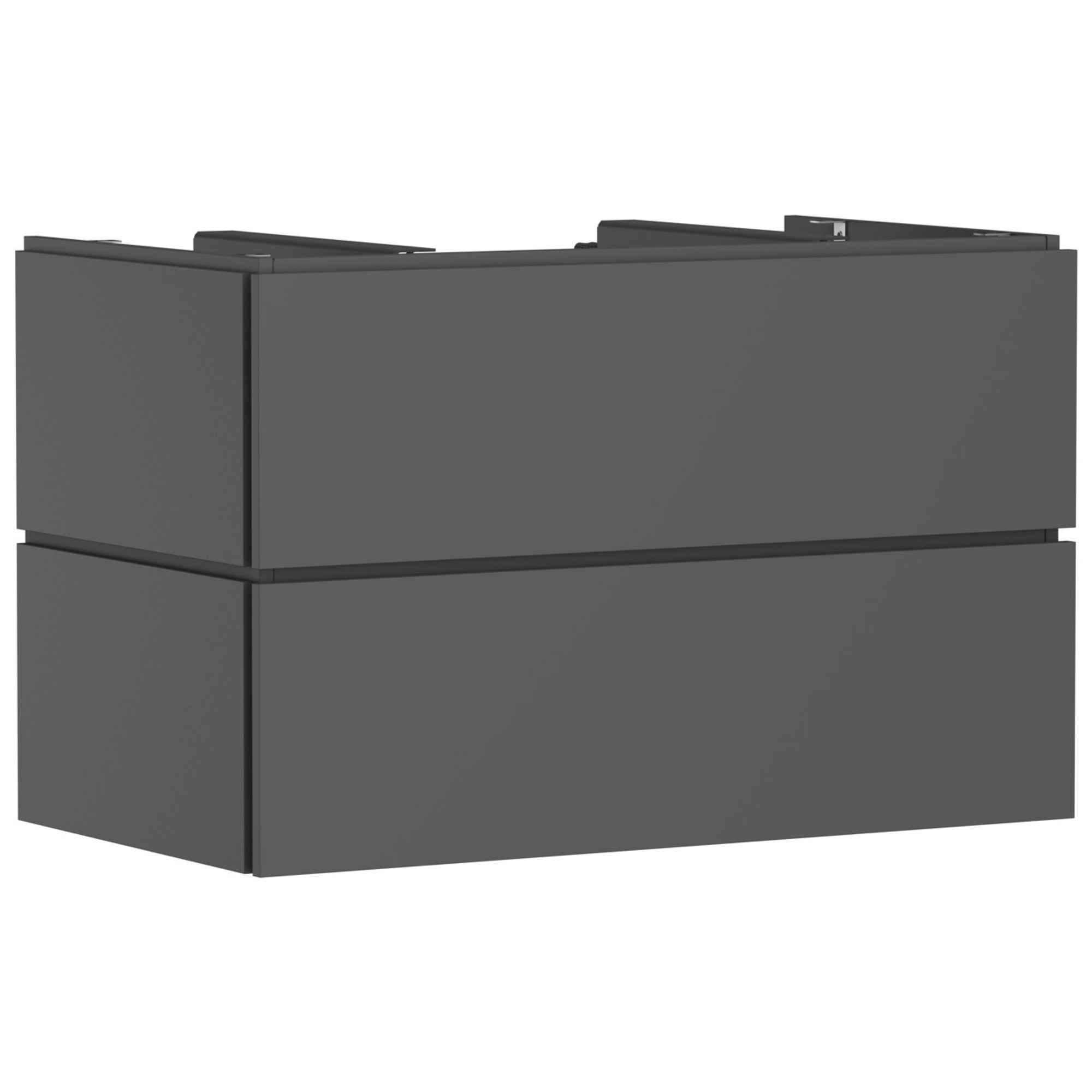 Hansgrohe Xilesa E Lavabo Dolabı 98x55 cm 2 Çekmeceli Konsol İçin Mat Arduvaz Gri 54302760