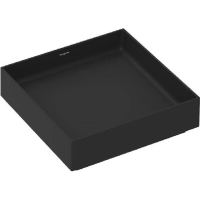 Hansgrohe Xuniva Evo E Çanak Lavabo 40x40 cm Kare Mat Siyah 60324670