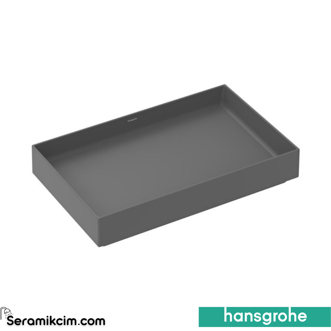 Hansgrohe Xuniva Evo E Çanak Lavabo 65x40 cm Slate Mat Gri 60326760