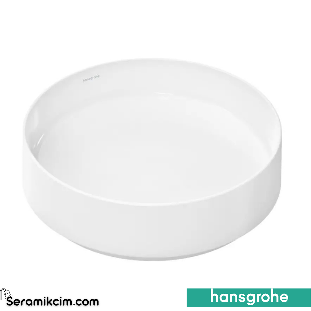Hansgrohe Xuniva Evo S Çanak Lavabo 40x40 cm Oval Mat Beyaz 60323700