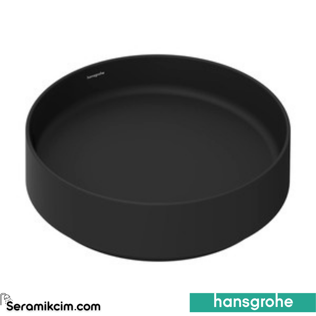 Hansgrohe Xuniva Evo S Çanak Lavabo 40x40 cm Oval Mat Siyah 60323670