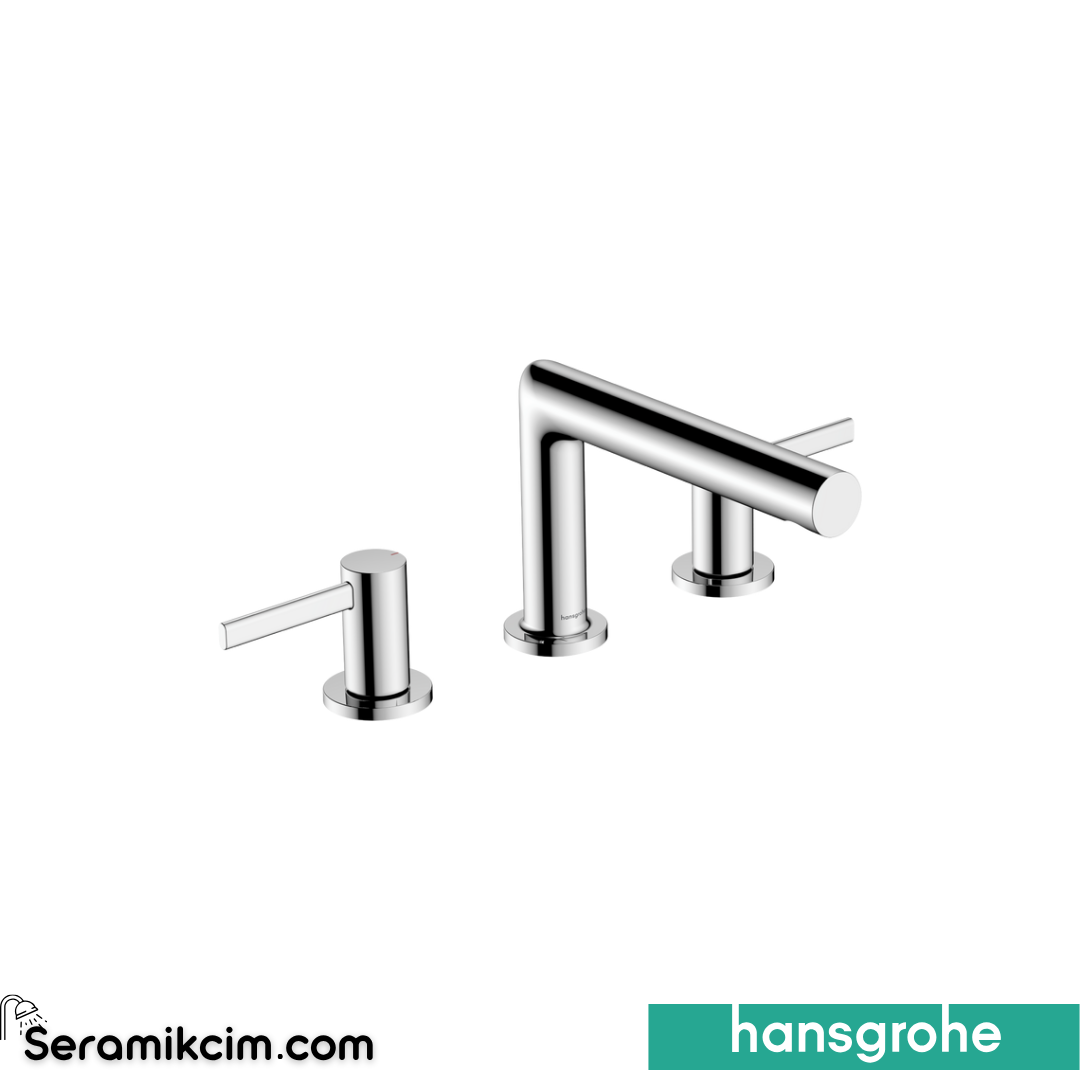 Hansgrohe Zesis S 3 Delikli Lavabo Bataryası Sifon Kumandalı Krom 74733000