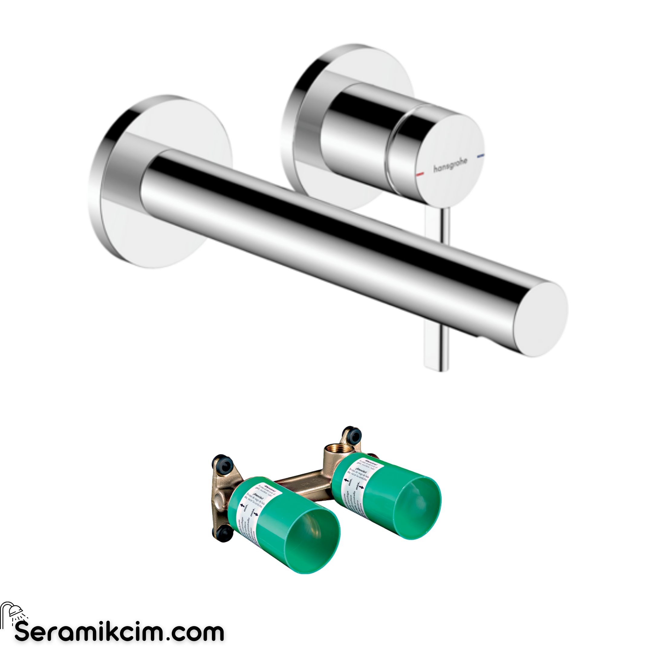 Hansgrohe Zesis S Ankastre Lavabo Bataryası + İç Takım Set Krom