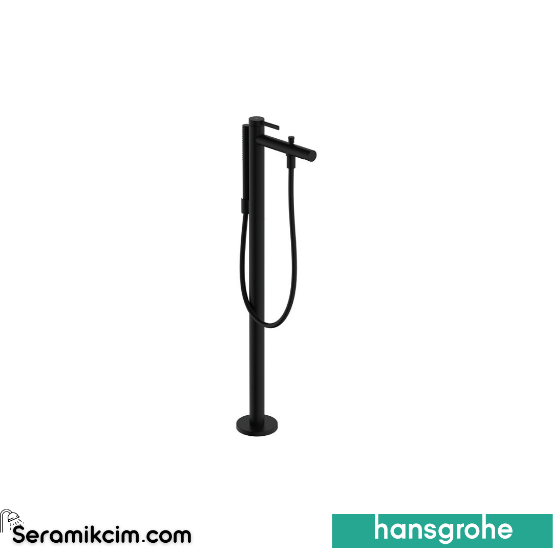 Hansgrohe Zesis S Küvet Bataryası Yerden Mat Siyah 74445670