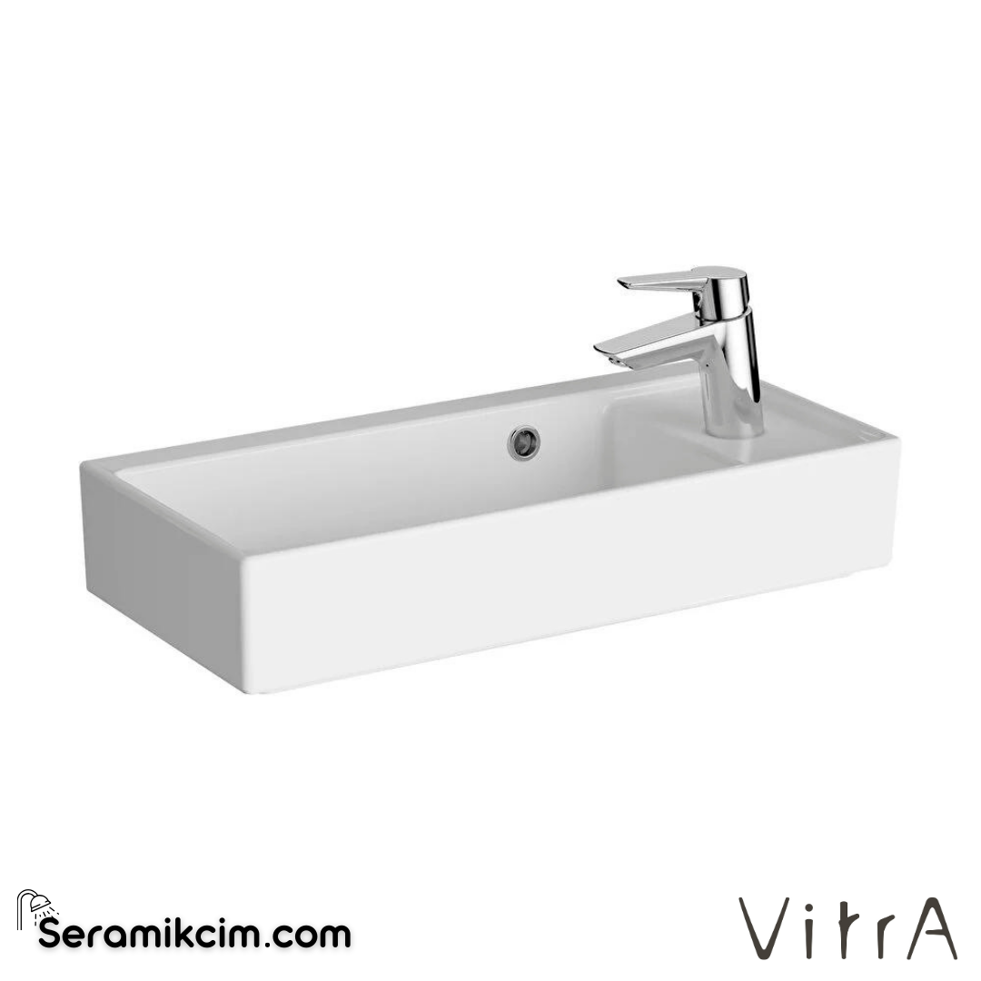 itrA Archiplan Lavabo Kompakt, 60x28 cm Sağdan Tek Armatür Delikli, Su Taşma Delikli, Beyaz - 7406B003-0029