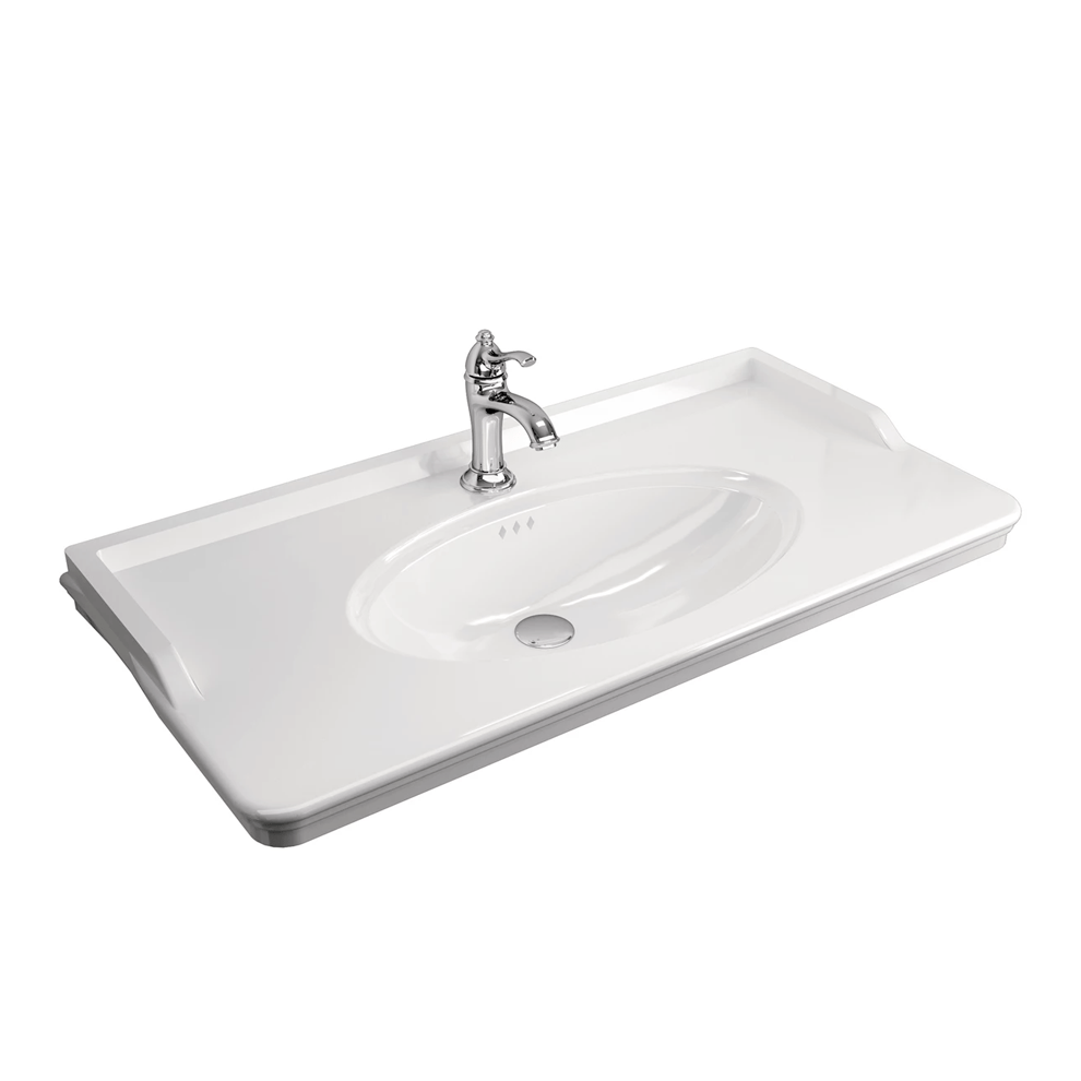 Kale Banyo Artdeco 100X50 Etajerli Lavabo - 310200200216