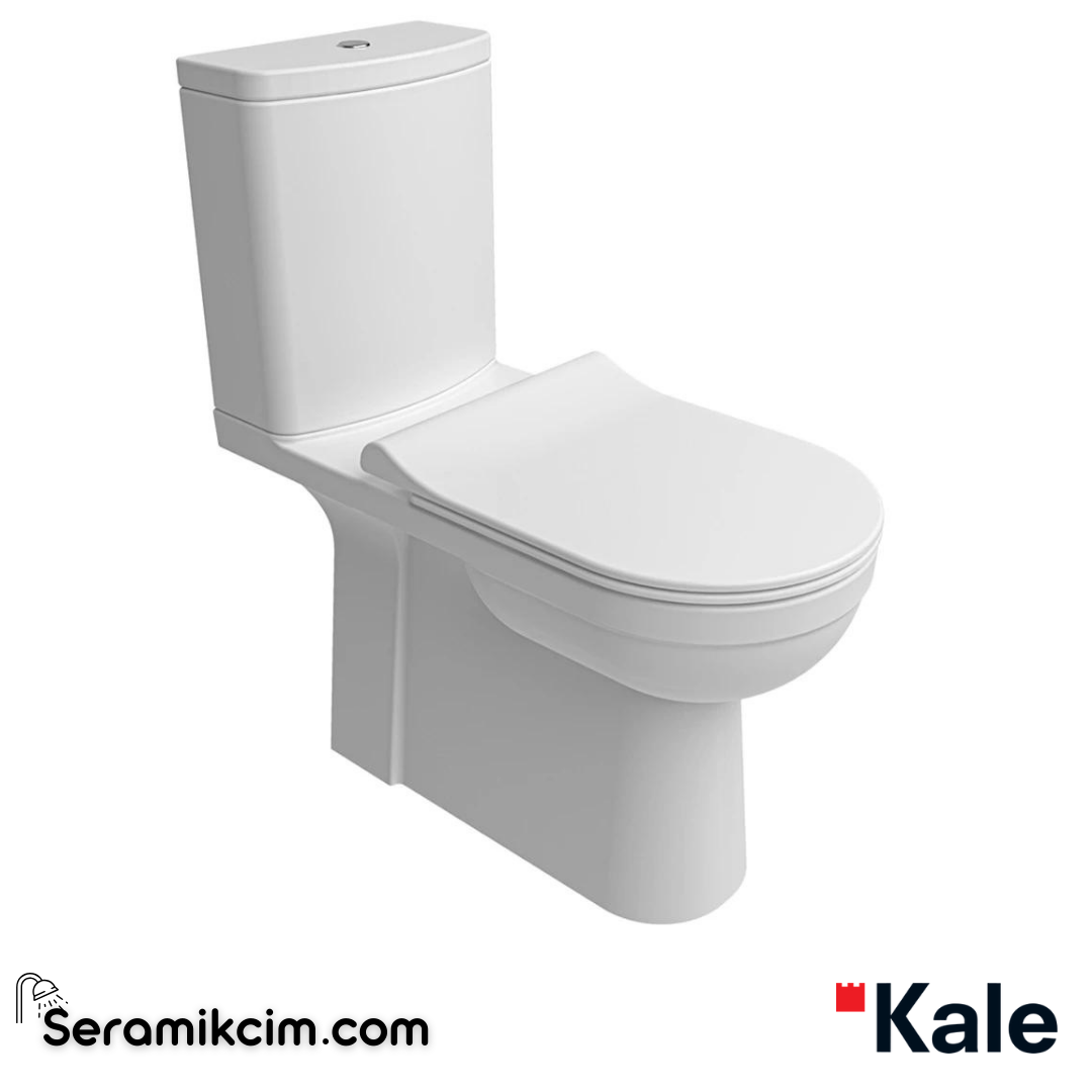Kale Banyo Asistans 2.0 Unıversal Klozet Taharet Delikli+Alttan Çıkışlı Rezervuar+ Ultra Slim Smart Kapak - 610100100280