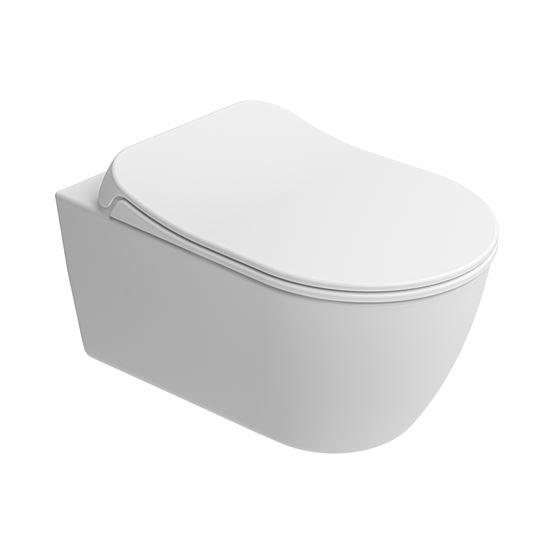 Kale Banyo Dove 2.0 Smart Asma Klozet Taharet Delikli+Ultra Slim Smart Kapak - 310201100144