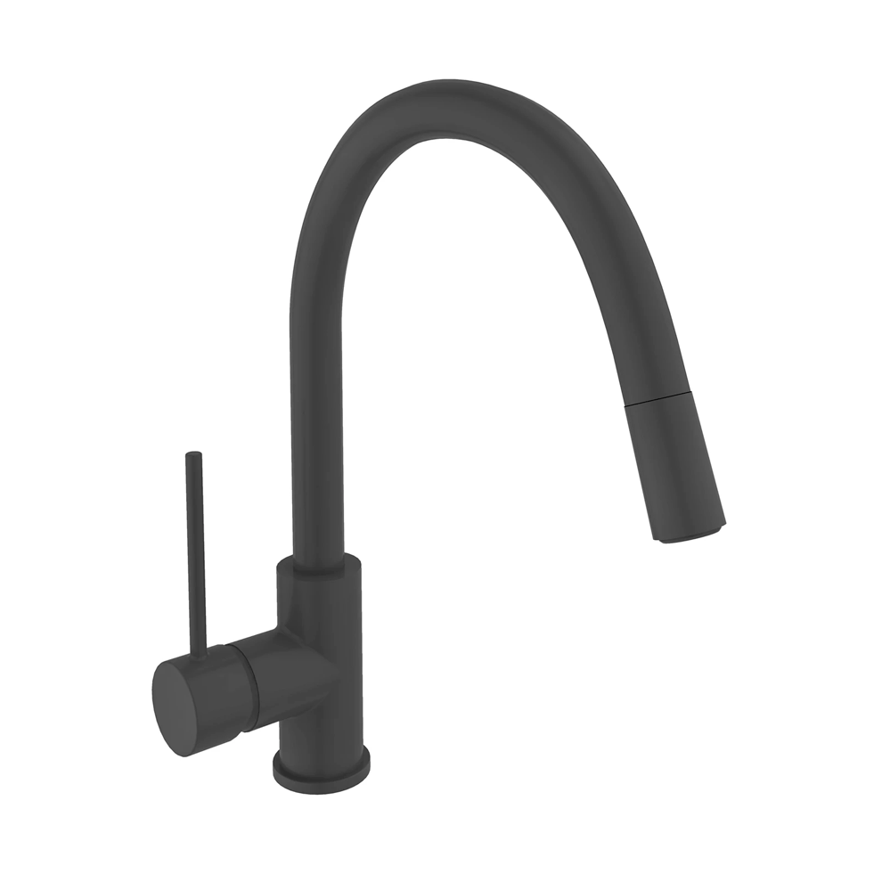 Kale Banyo Gastro U Pull Down Mutfak Bataryası - 1F (Mat Siyah) - 410200504961