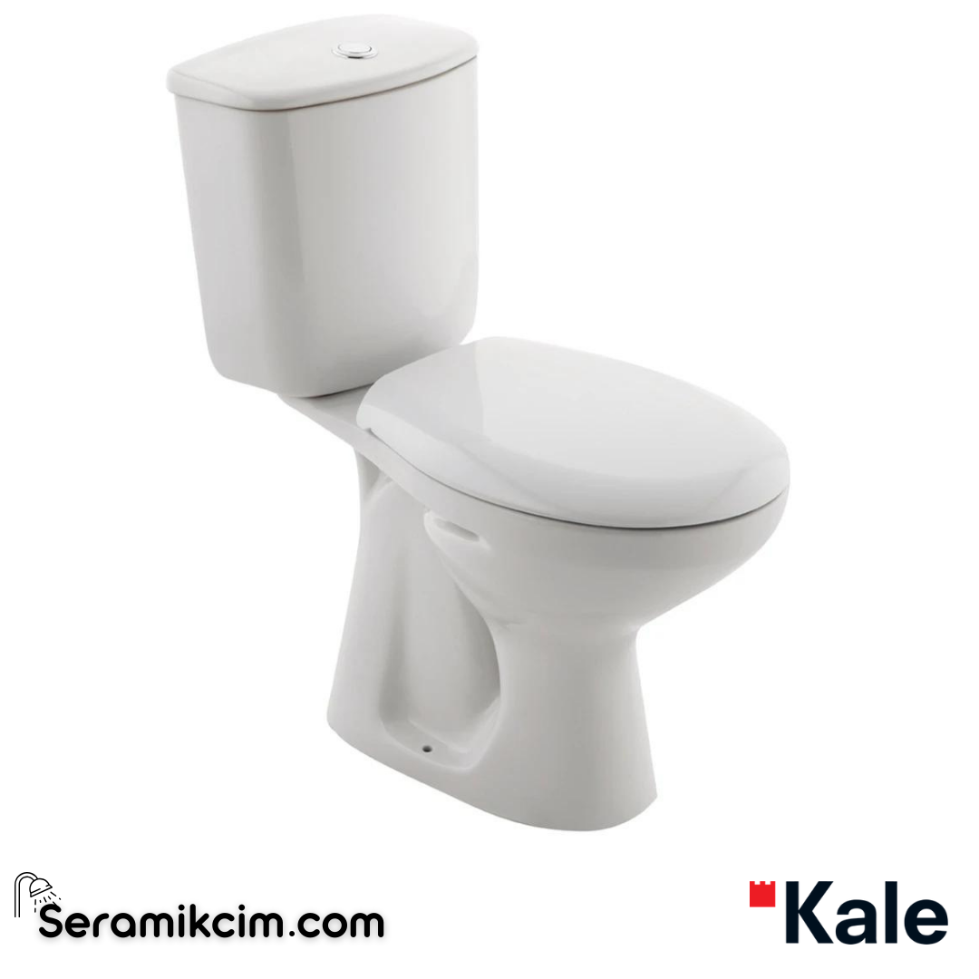 Kale Banyo İda Alttan Çıkışlı Klozet Taharet Delikli +Alttan Çıkışlı Rezervuar +Klozet Kapak  - 610100100679