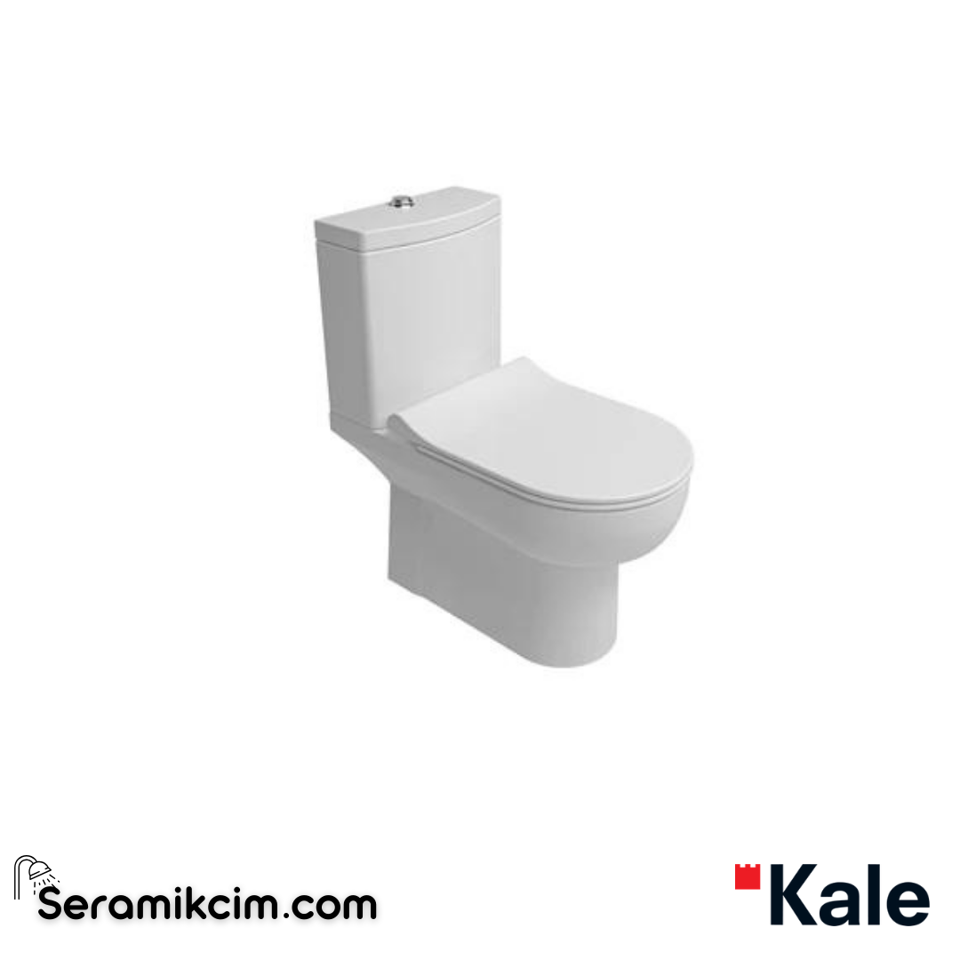 Kale Banyo İdea 2.0 Unıversal Klozet Taharet Delikli+Alttan Çıkışlı Rezervuar+ Ultra Slim Smart Kapak - 610100100316