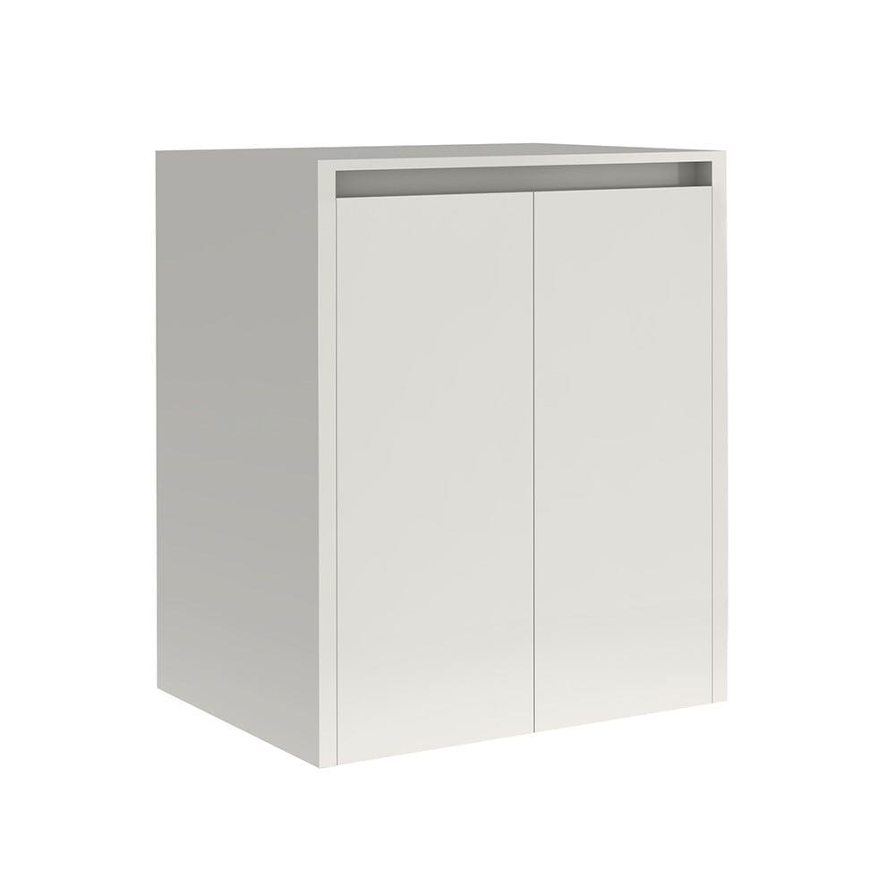 Kale Banyo İdea 2.0 (Durabad) 70Cm Kapaklı Çamaşır Makinesi Dolabı Parlak Beyaz - 310300101985