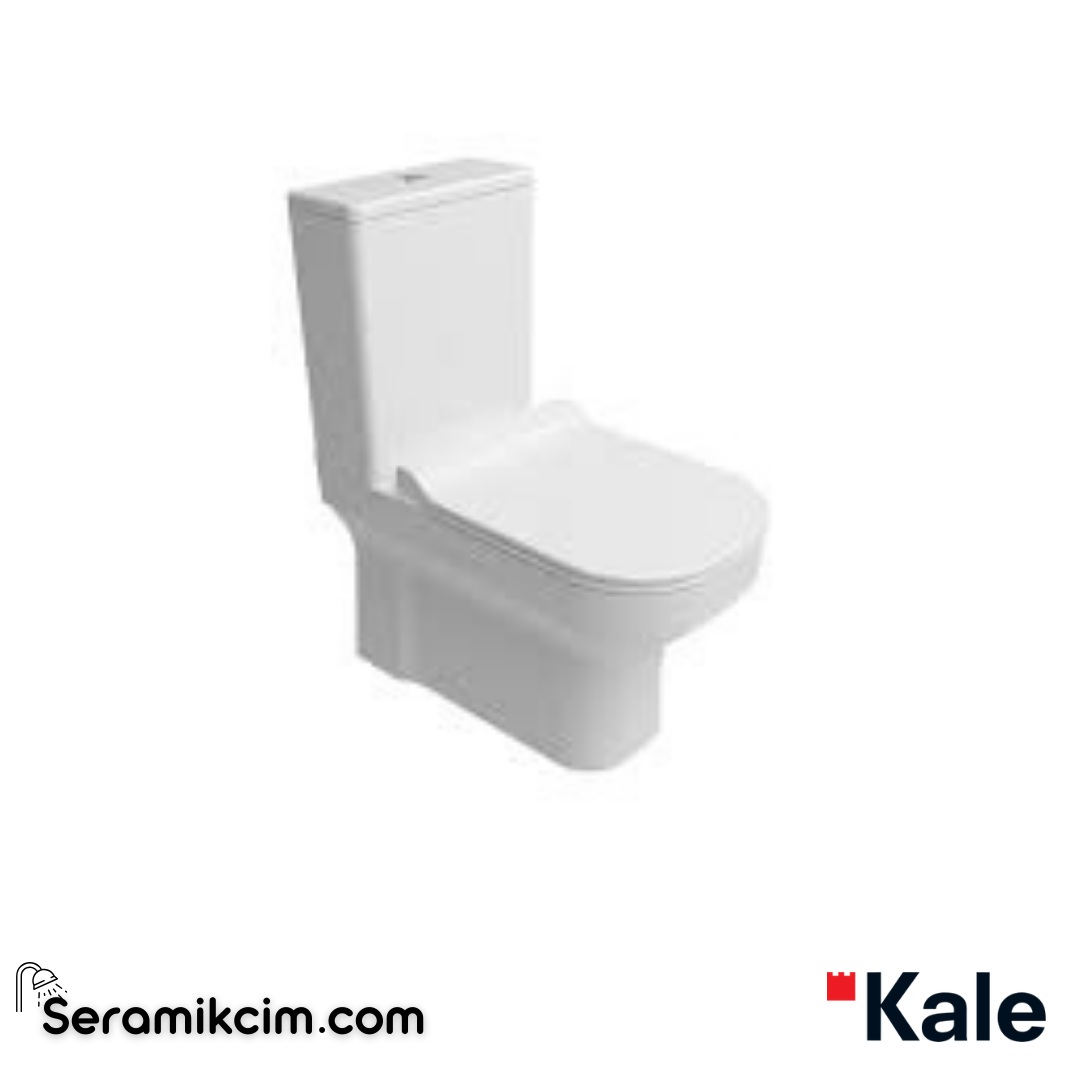 Kale Banyo  Loft Smart Duvara Sıfır Klozet Taharet Delikli+ Alttan Çıkışlı Rezervuar+ Ultra Slim Smart Kapak - 610100100634