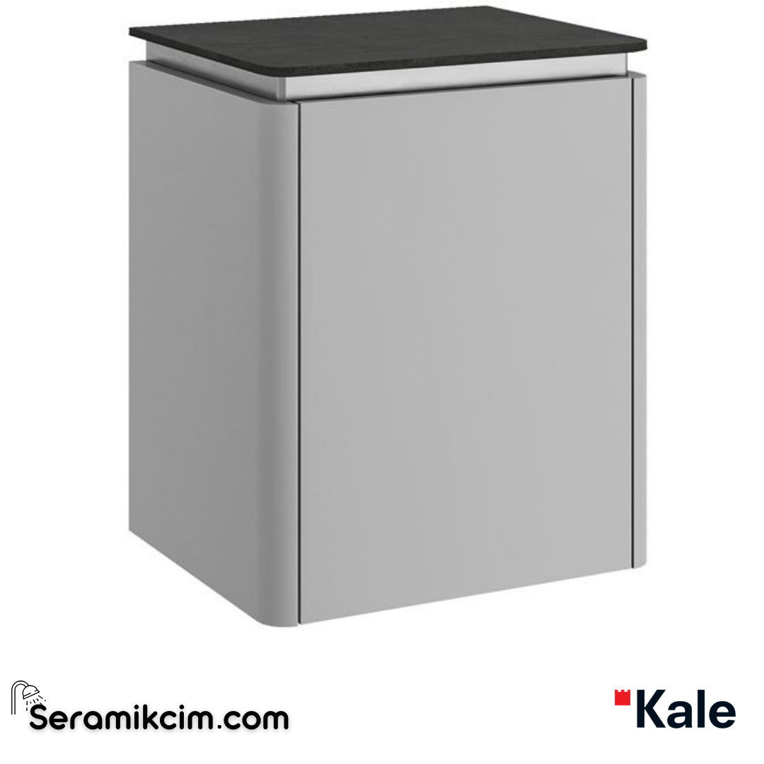 Kale Banyo Lotus 45Cm Yan Dolap Mat Gri/Antrasit - 310300102001