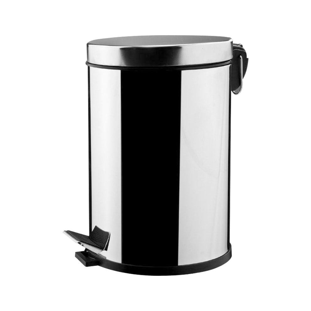 Kale Banyo Publıc Çöp Kutusu 12 L (Kapaklı)(Krom) - 410200600377