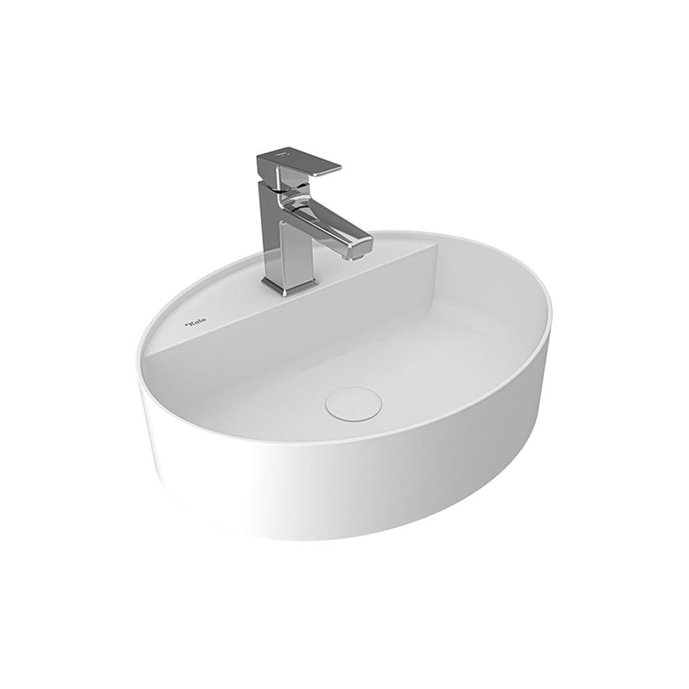 Kale Banyo Smartedge 40X50 Oval Lavabo Mat Beyaz - 310200200006