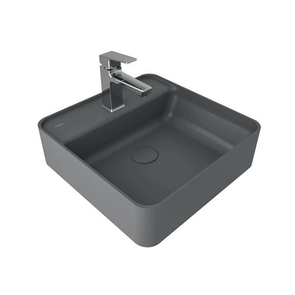 Kale Banyo Smartedge 45X45 Kare Lavabo Mat Antrasit Gri - 310200200521