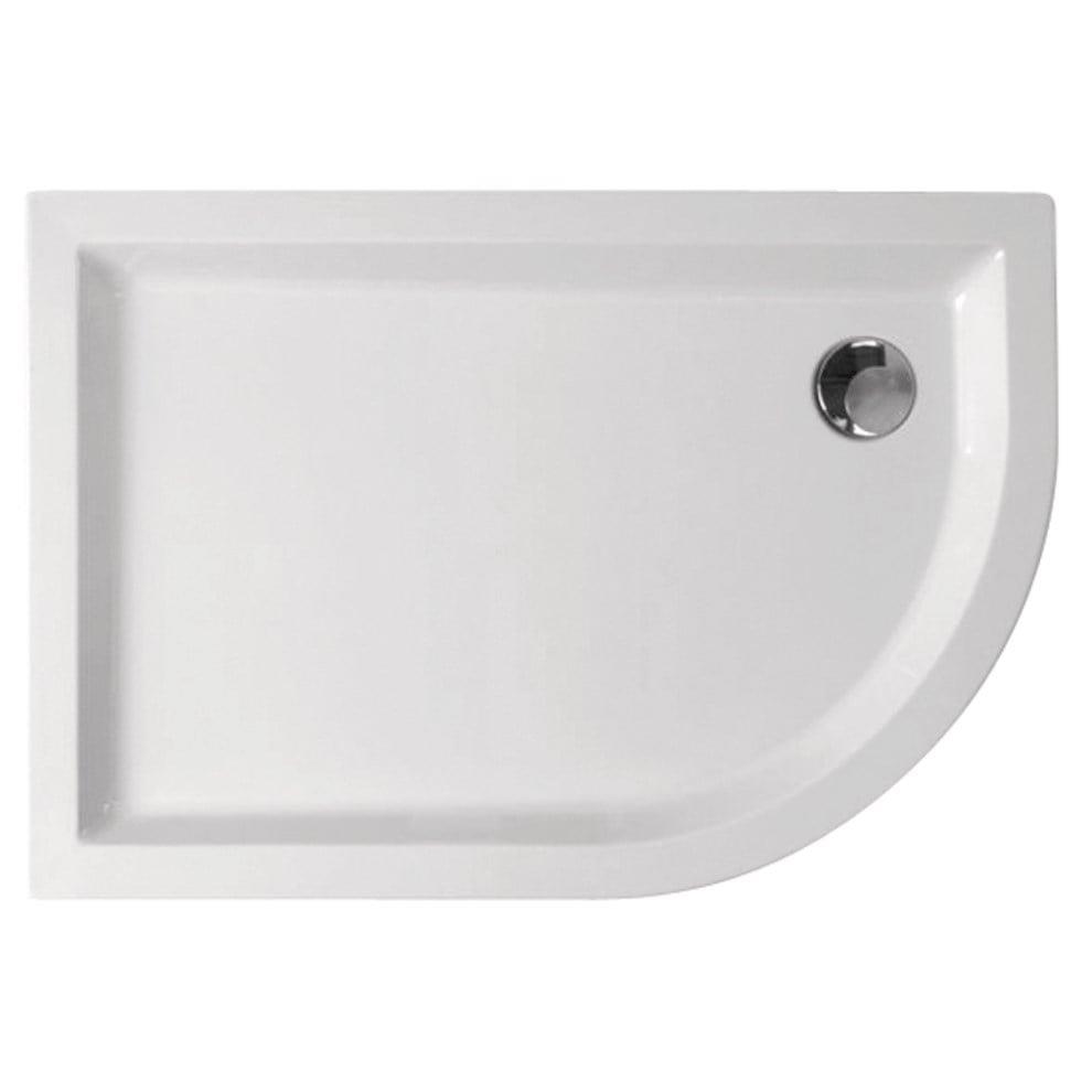 Kale Banyo Thin 100X80 Cm Sol Asimetrik Flat Duş Teknesi (Ayak Dahil) - 310201300792