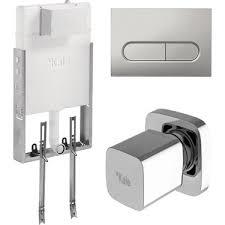 Kale Banyo Versus Gömme Rezervuar Seti Parlak Krom Capsule Panel + V200 Stop Valf - 310200500042