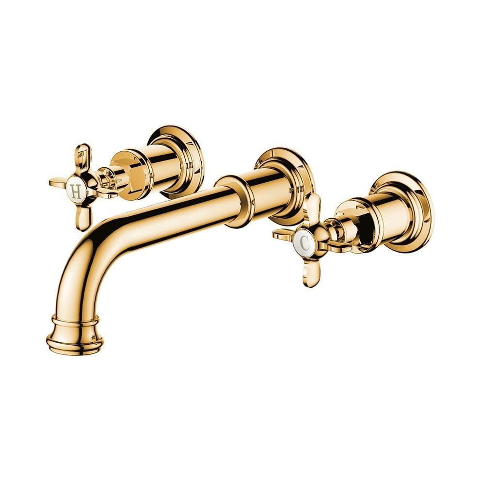 Kale Banyo Victorian Ankastre Lavabo Bataryası - Altın - 410200500232