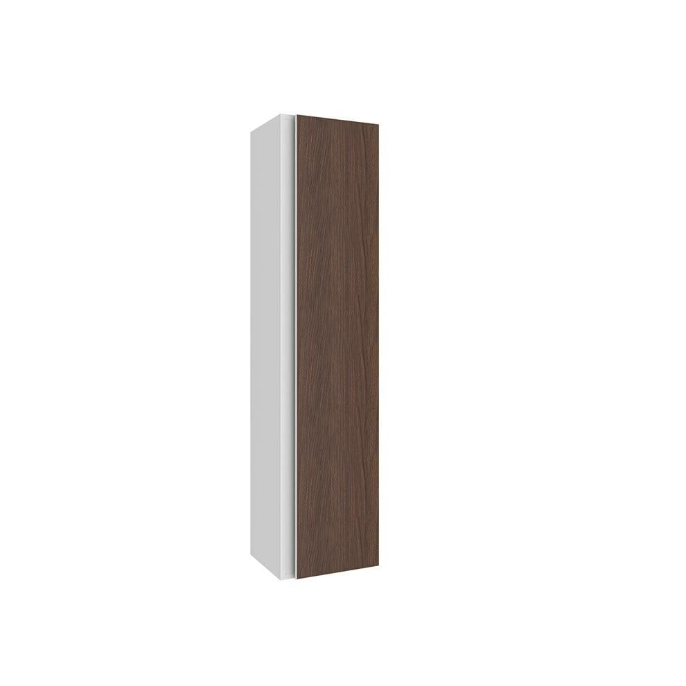 Kale Banyo Woody 40 Cm Boy Dolabı Beyaz/Ceviz - 310300102810